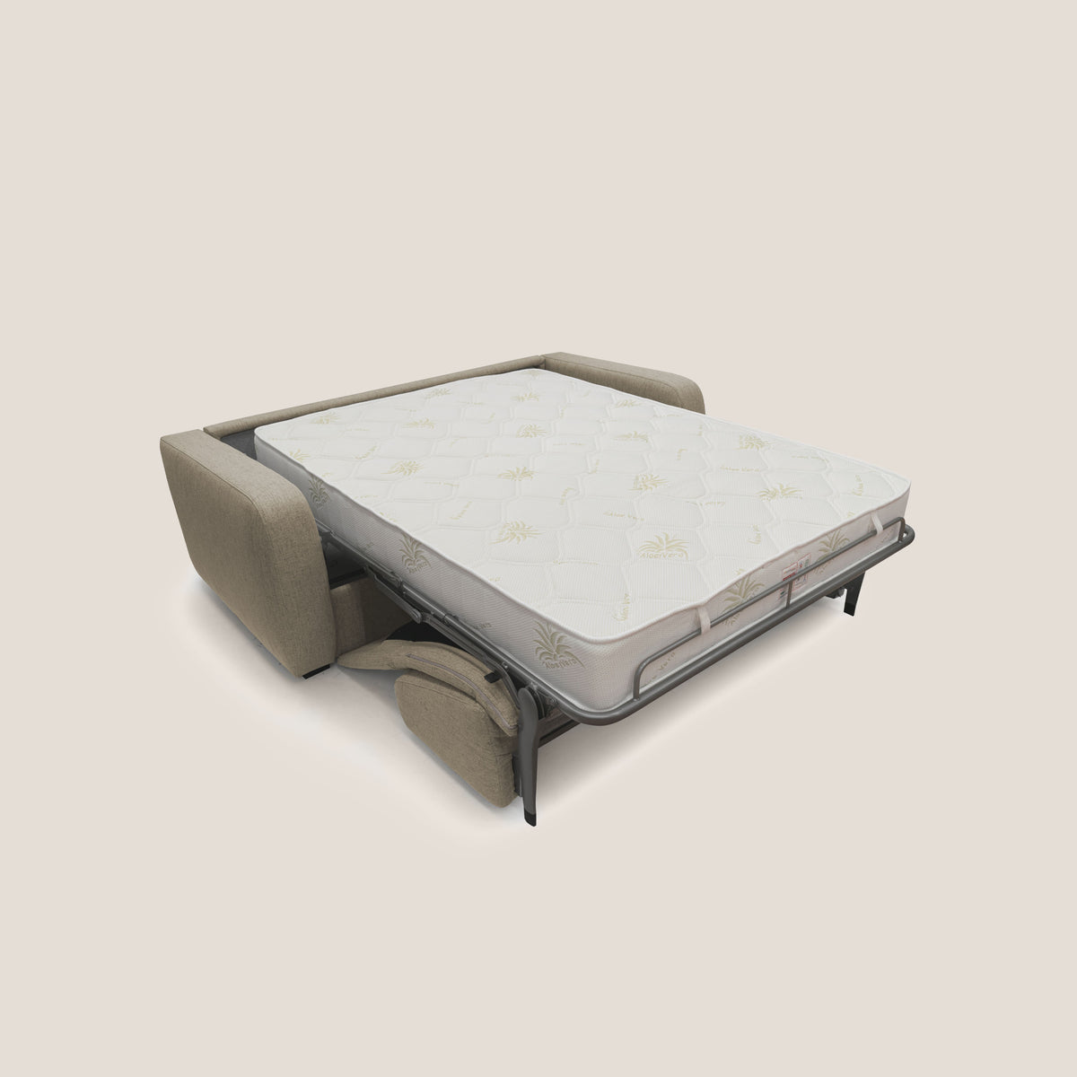 Duna Divano letto matrimoniale con materasso 20 cm in tessuto impermeabile T03 - divitt.sbs