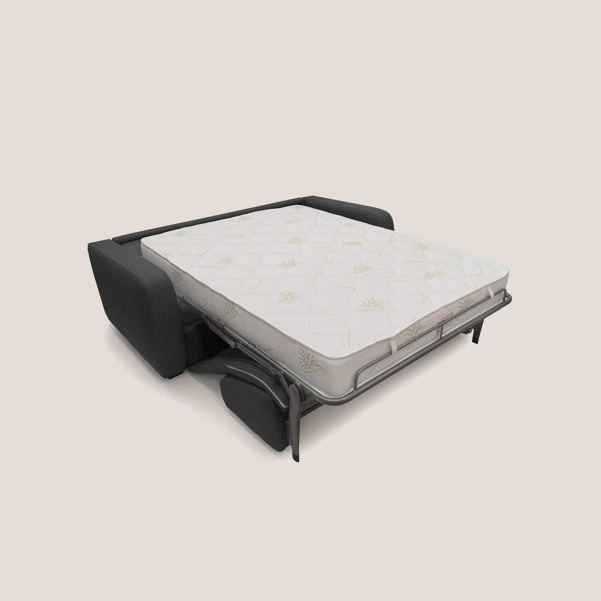 Duna Divano letto matrimoniale con materasso 20 cm in tessuto impermeabile T03 - divitt.sbs