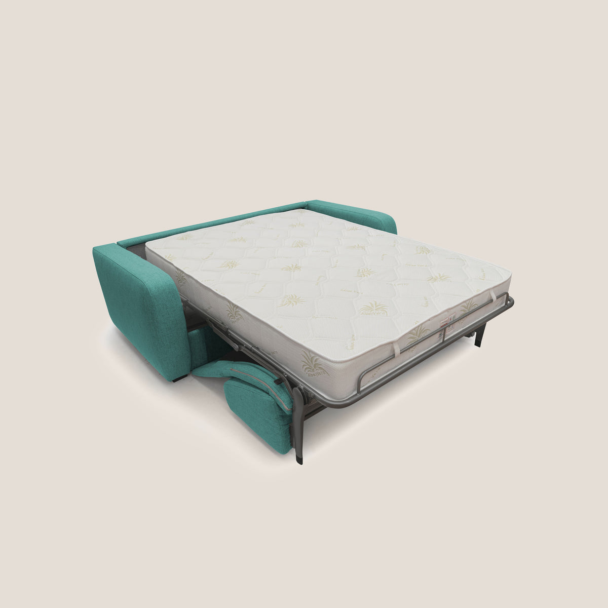 Duna Divano letto matrimoniale con materasso 20 cm in tessuto impermeabile T03 - divitt.sbs