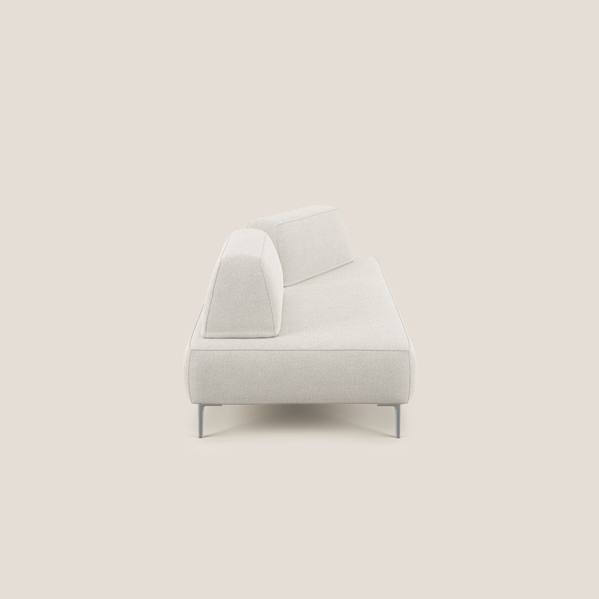 Newton divano modulare con schienali movibili T07 bianco - divitt.sbs