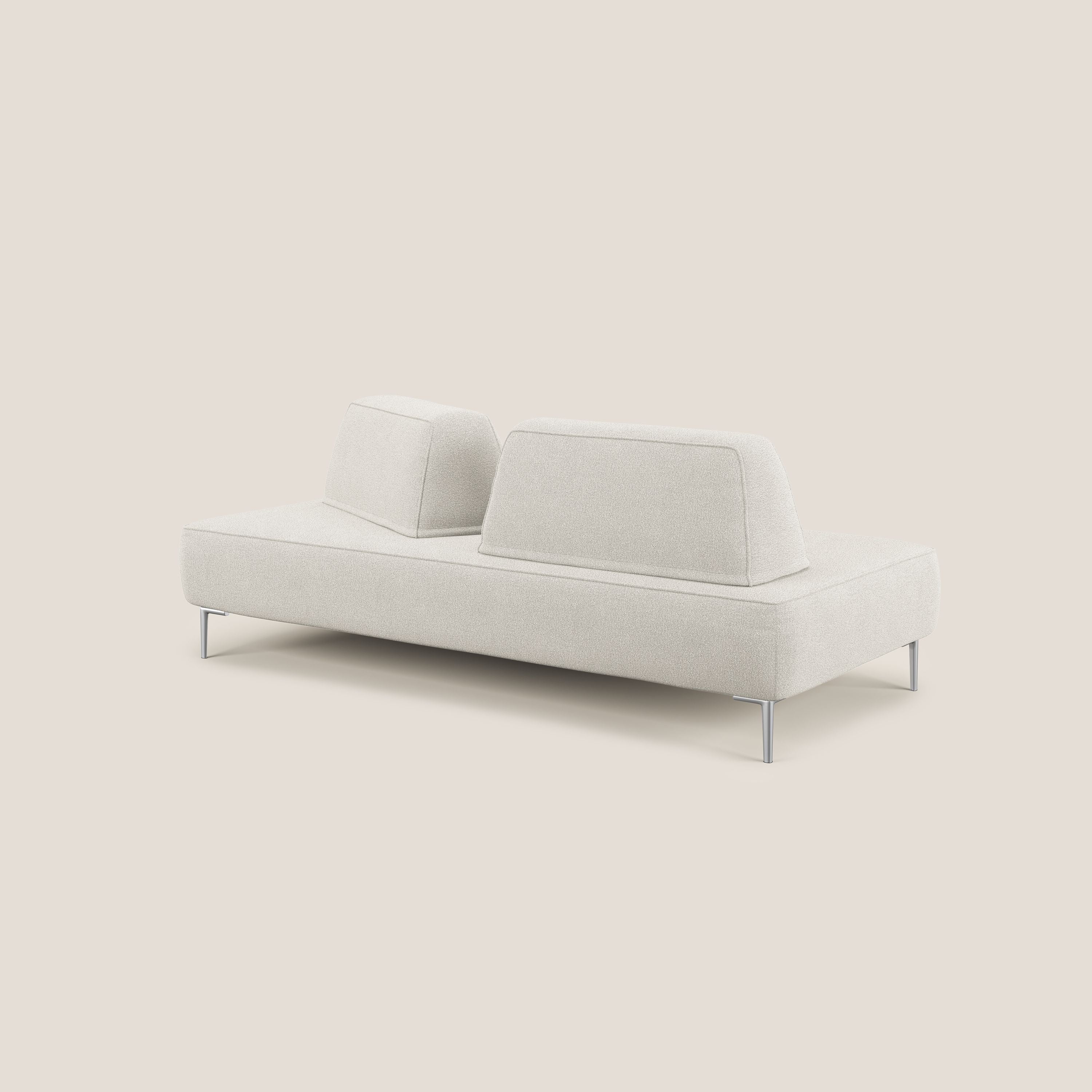 Newton divano modulare con schienali movibili T07 bianco - divitt.sbs
