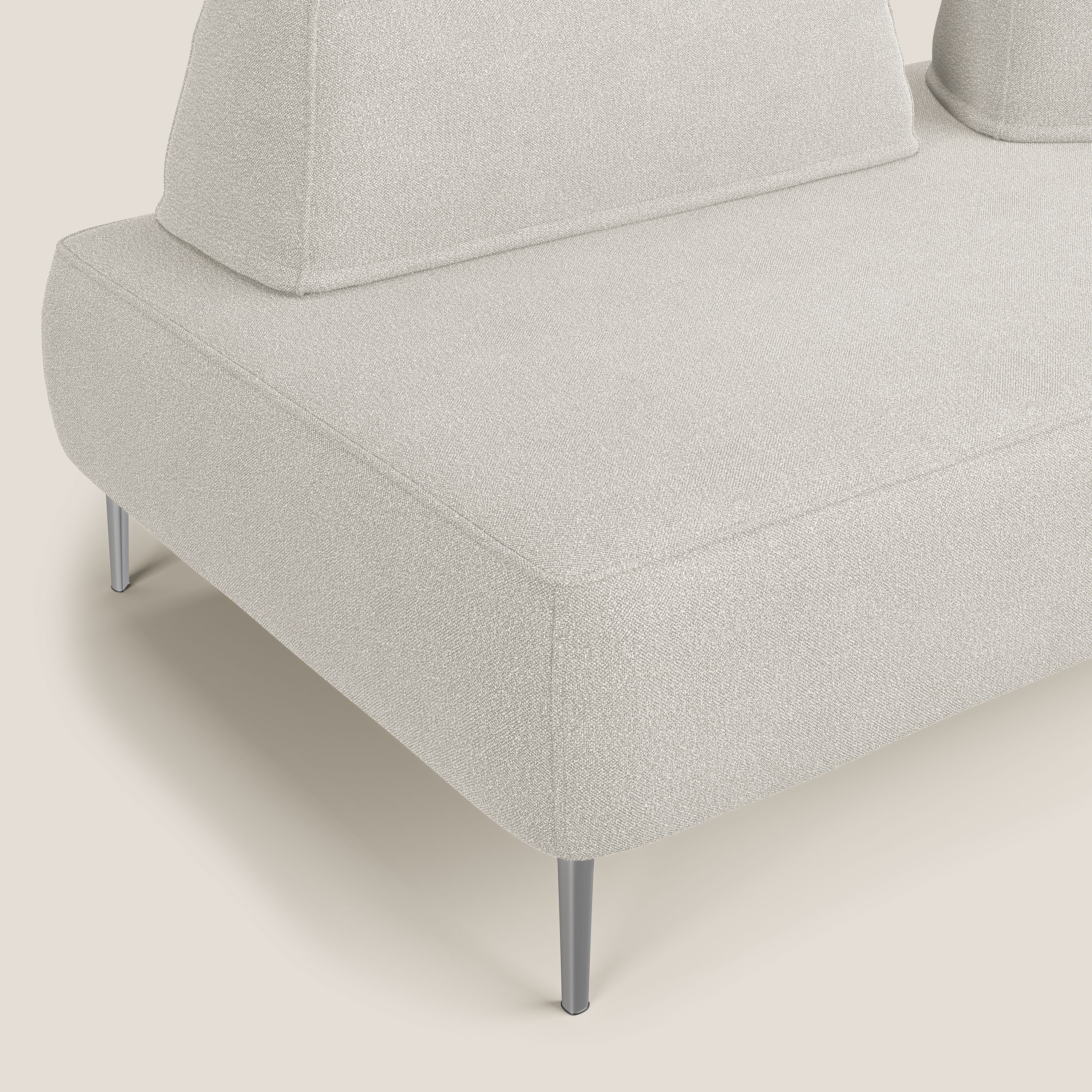 Newton divano modulare con schienali movibili T07 bianco - divitt.sbs