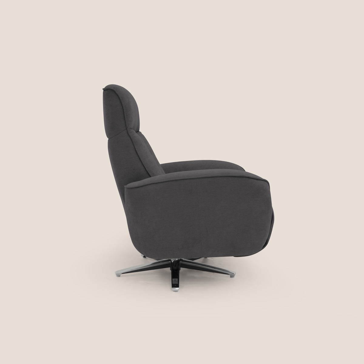 EVA Poltroncina RELAX in morbido tessuto impermeabile T02 nero - divitt.sbs