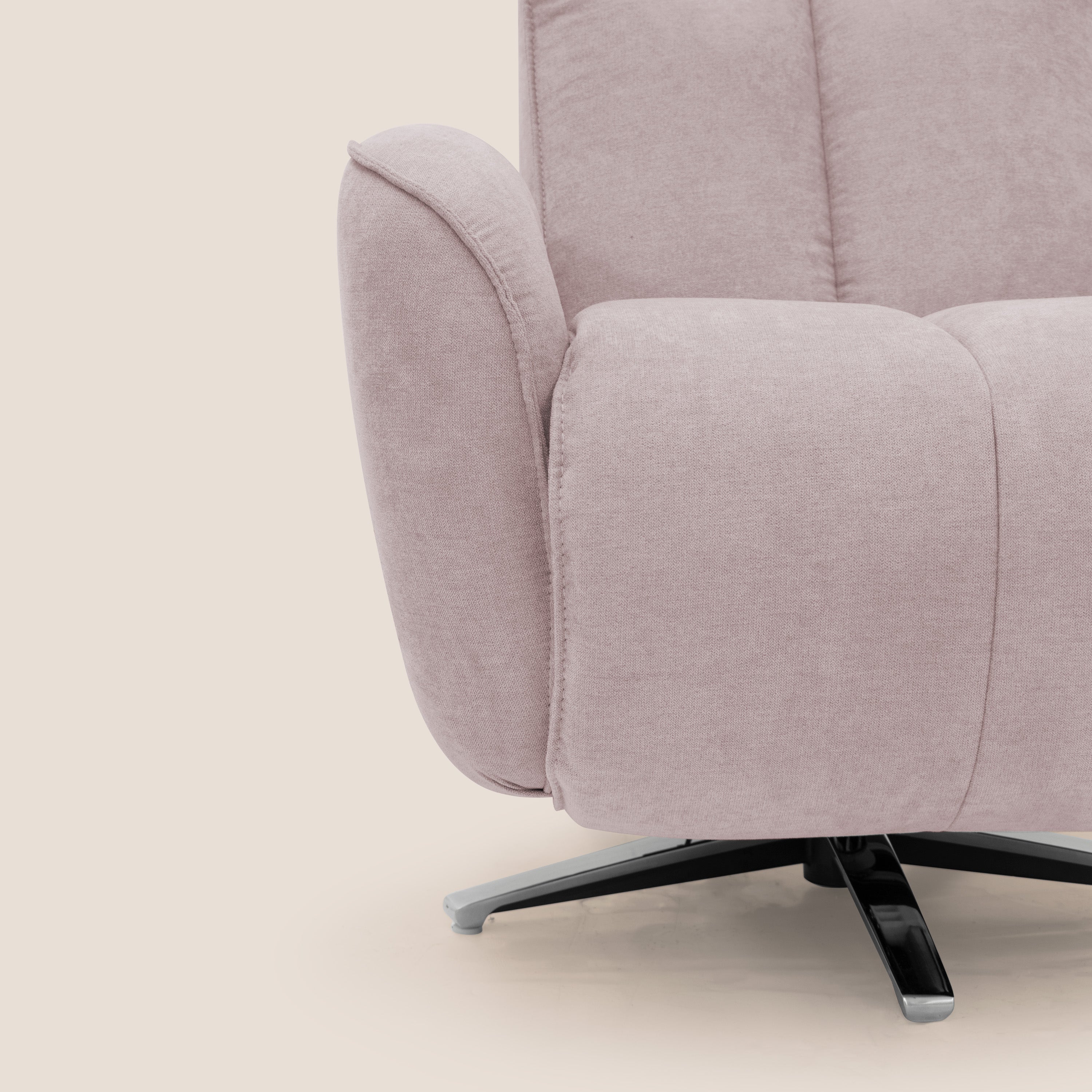 EVA Poltroncina RELAX in morbido tessuto impermeabile T02 rosa - divitt.sbs
