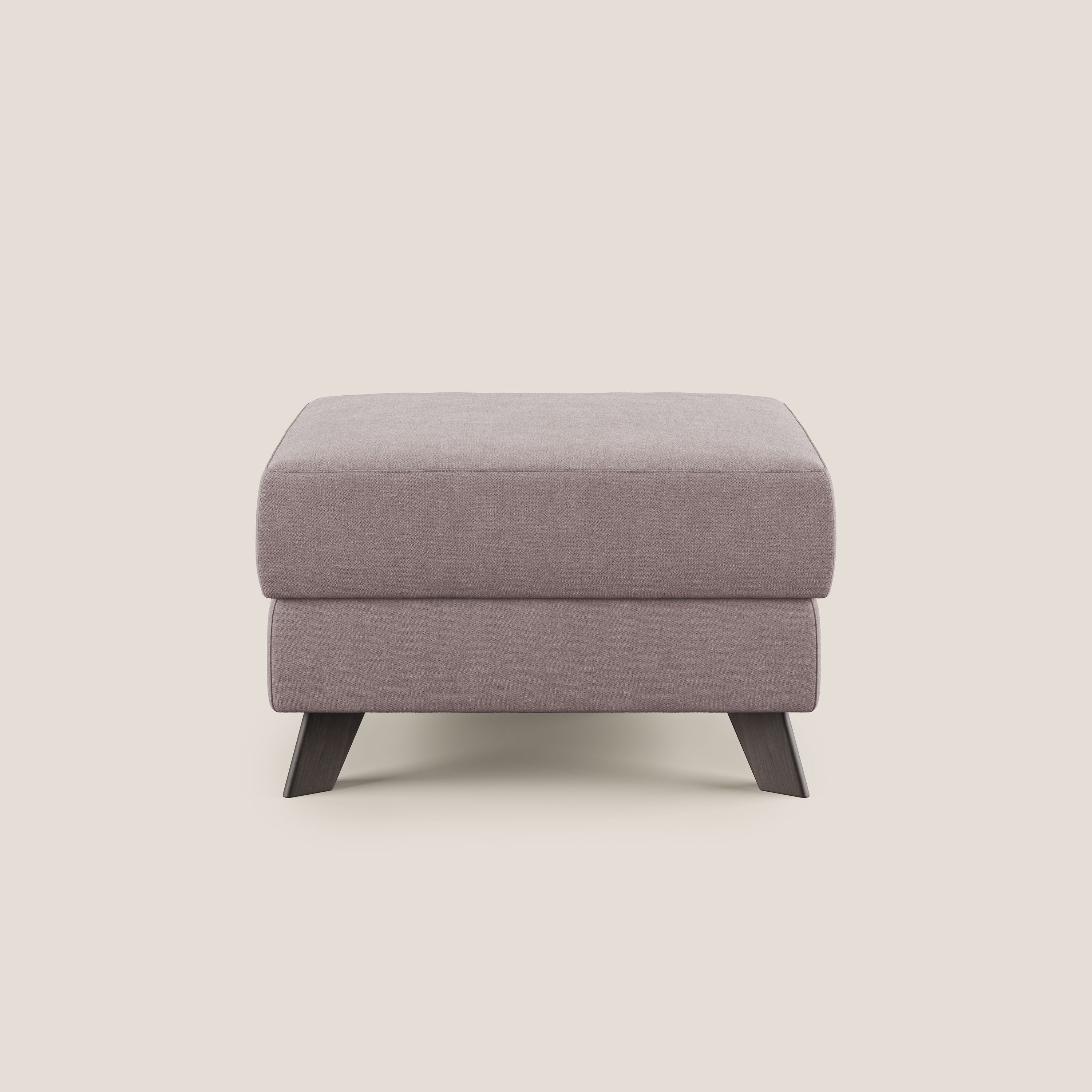 Moon Pouf contenitore e piedini alti in tessuto morbido impermeabile T02 rosa - divitt.sbs