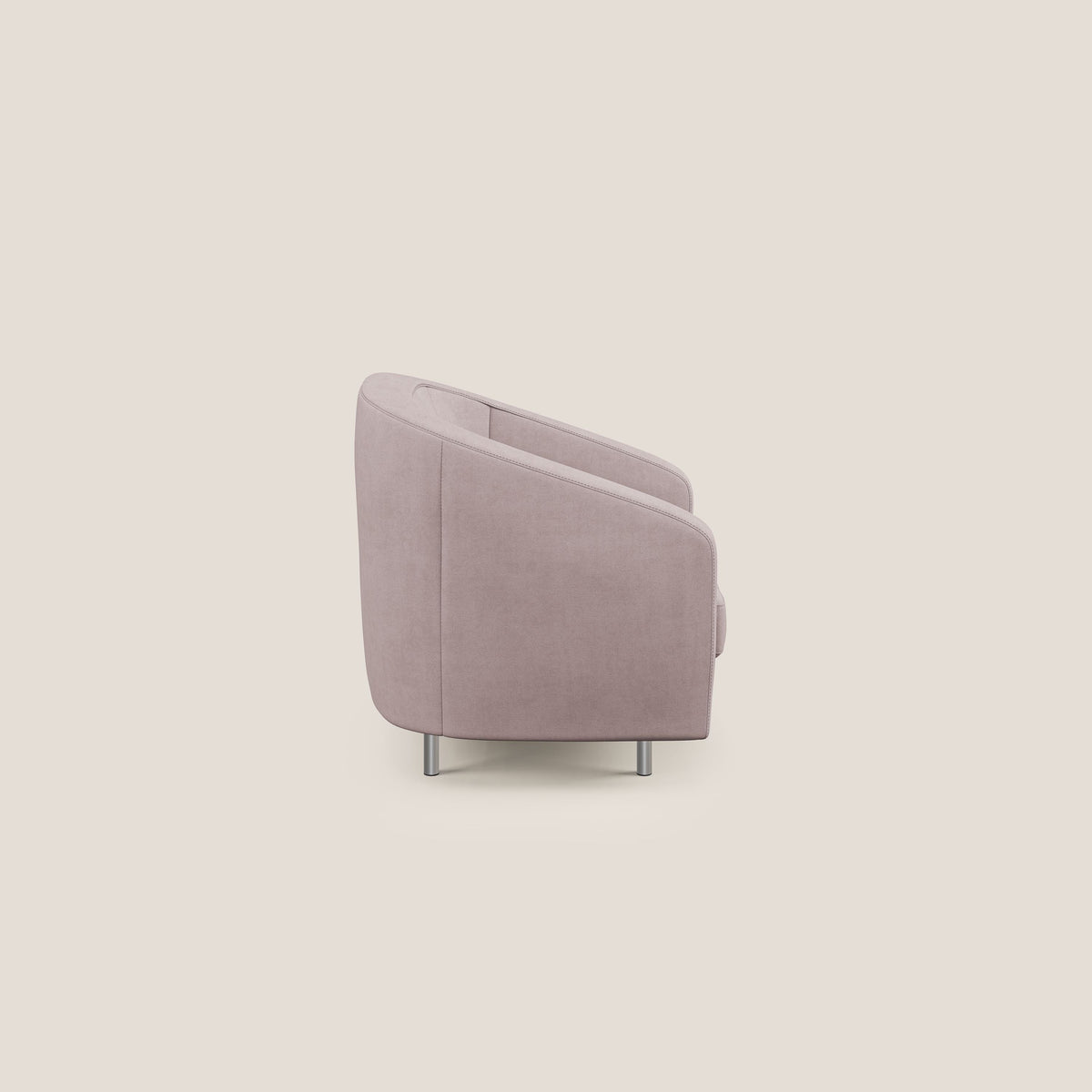 Sally Poltroncina in tessuto morbido impermeabile T02 rosa - divitt.sbs