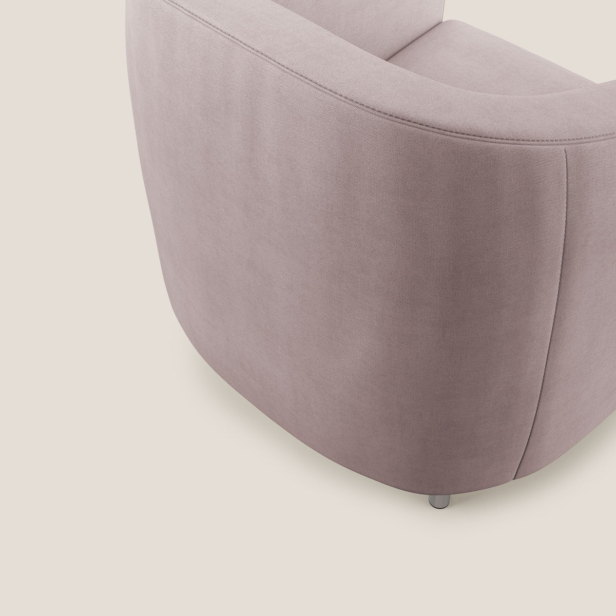 Sally Poltroncina in tessuto morbido impermeabile T02 rosa - divitt.sbs