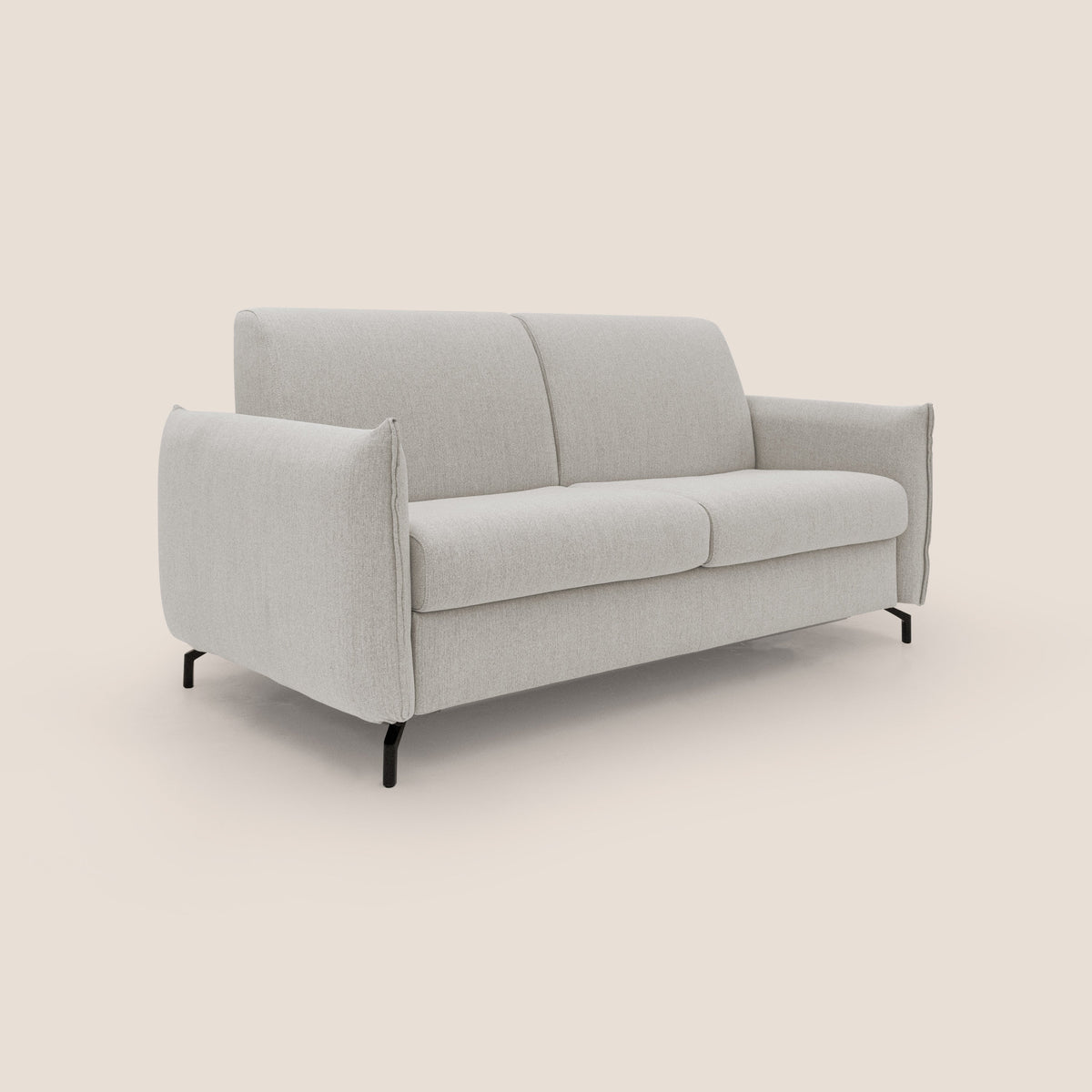 Scarlet divano letto in tessuto misto cotone impermeabile T19 panna - divitt.sbs