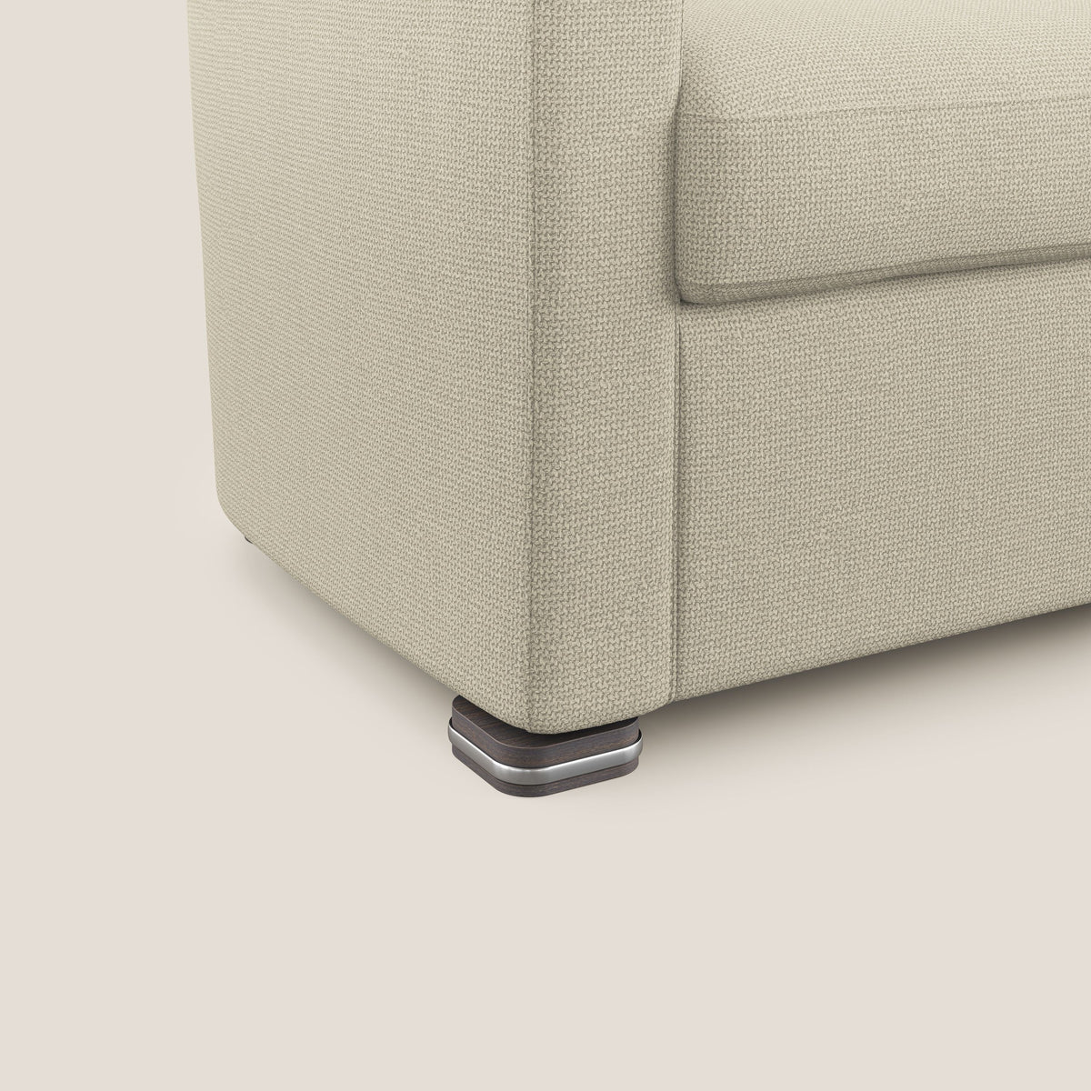 Cloe Poltroncina in tessuto smacchiabile con acqua QuickClean T08 panna - divitt.sbs