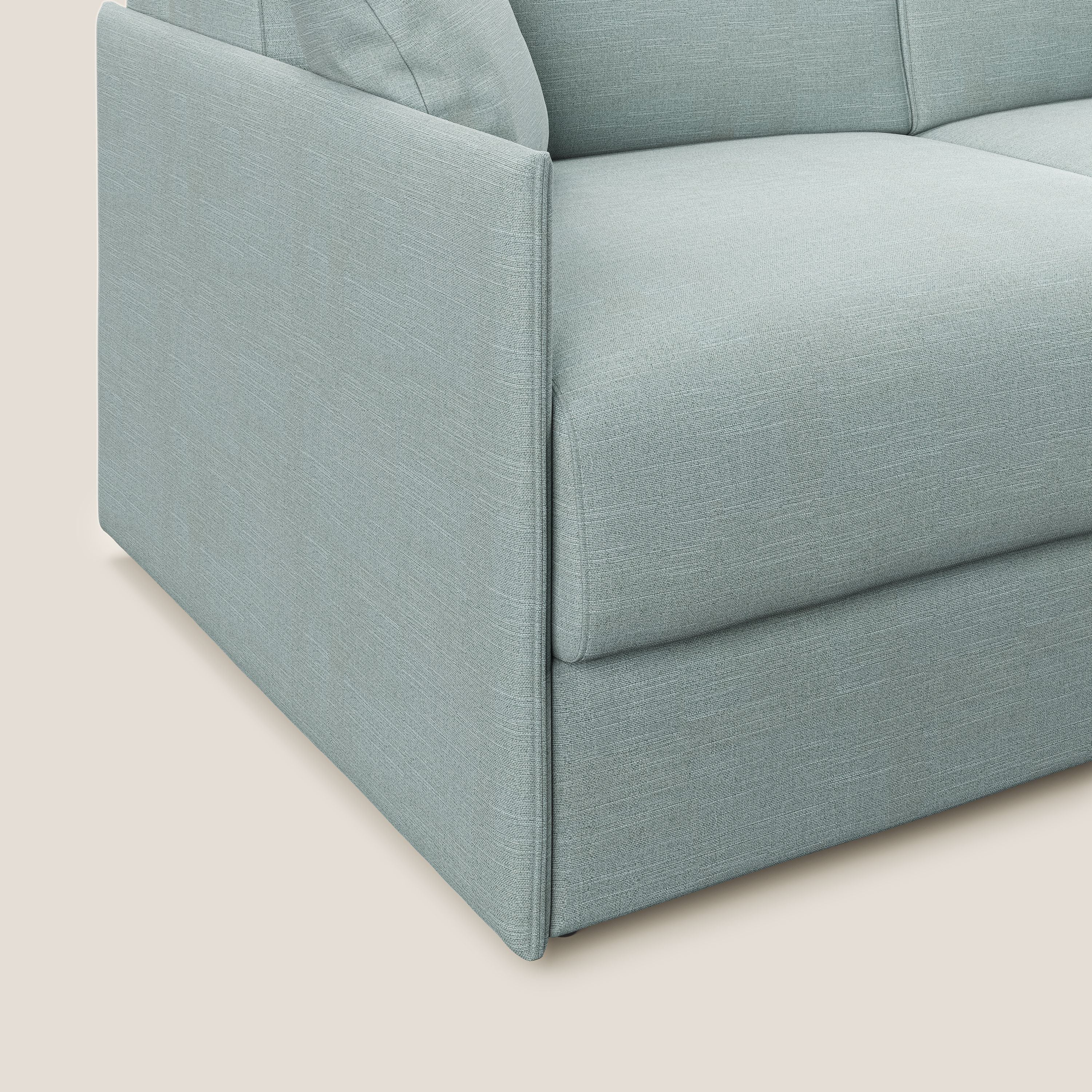 Evans Divano letto in tessuto Ecosostenibile azzurro - divitt.sbs