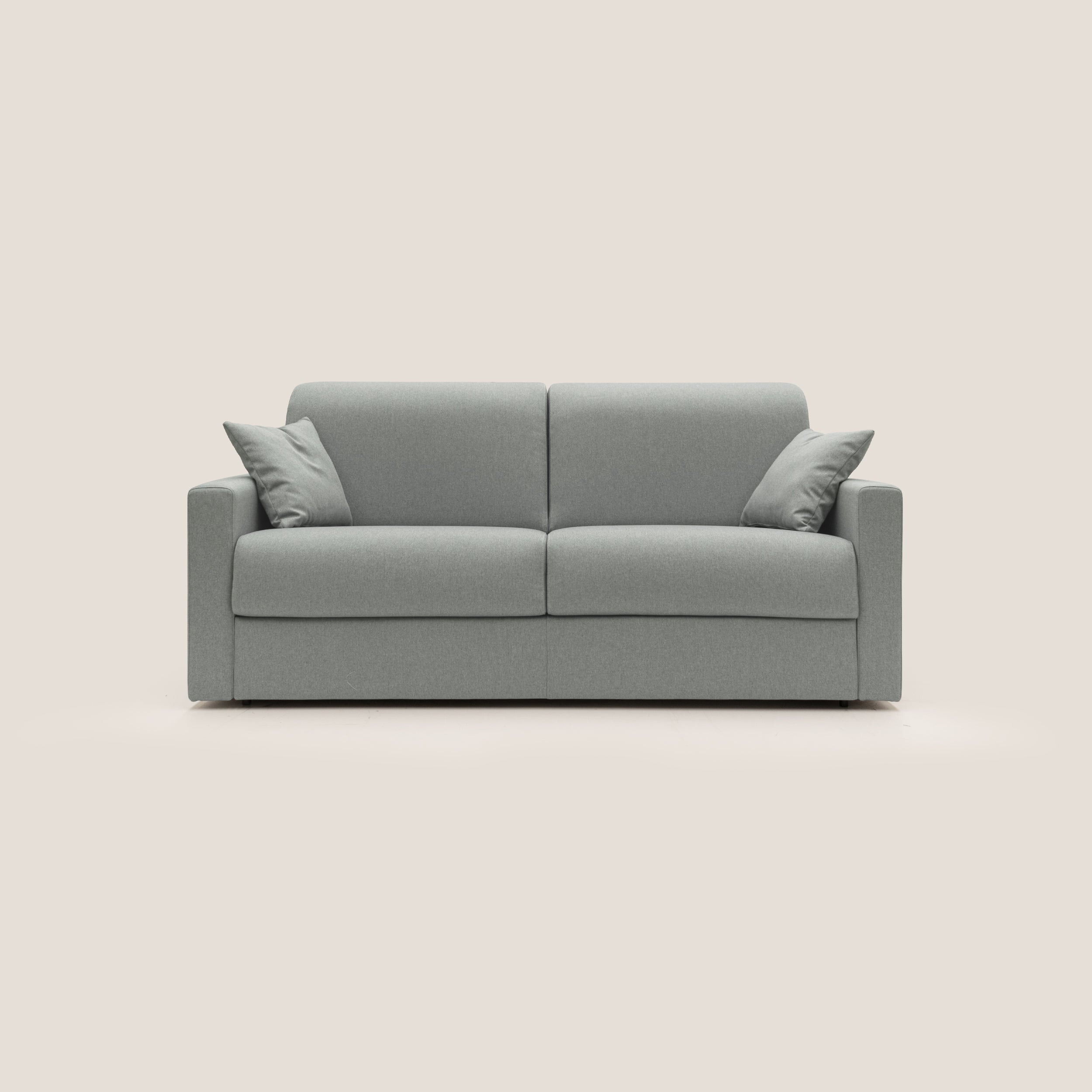 Chris Divano letto matrimoniale in tessuto impermeabile T13 grigio - divitt.sbs