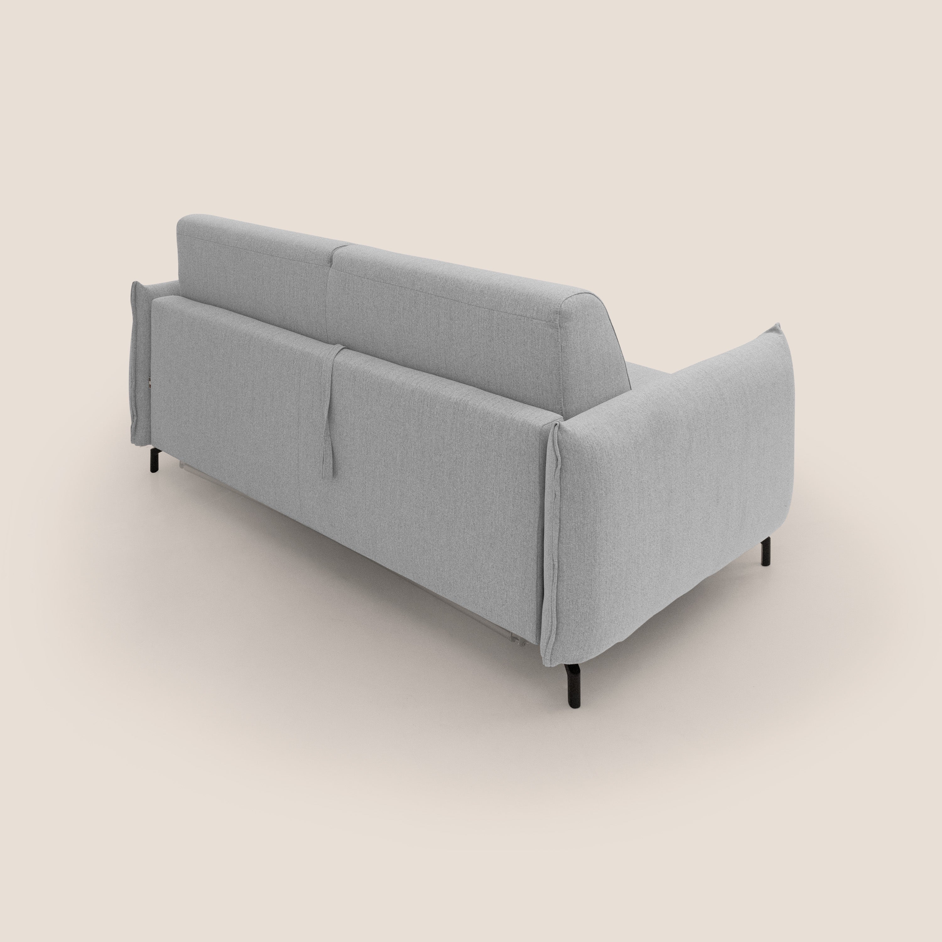 Scarlet divano letto in tessuto misto cotone impermeabile T19 grigio - divitt.sbs