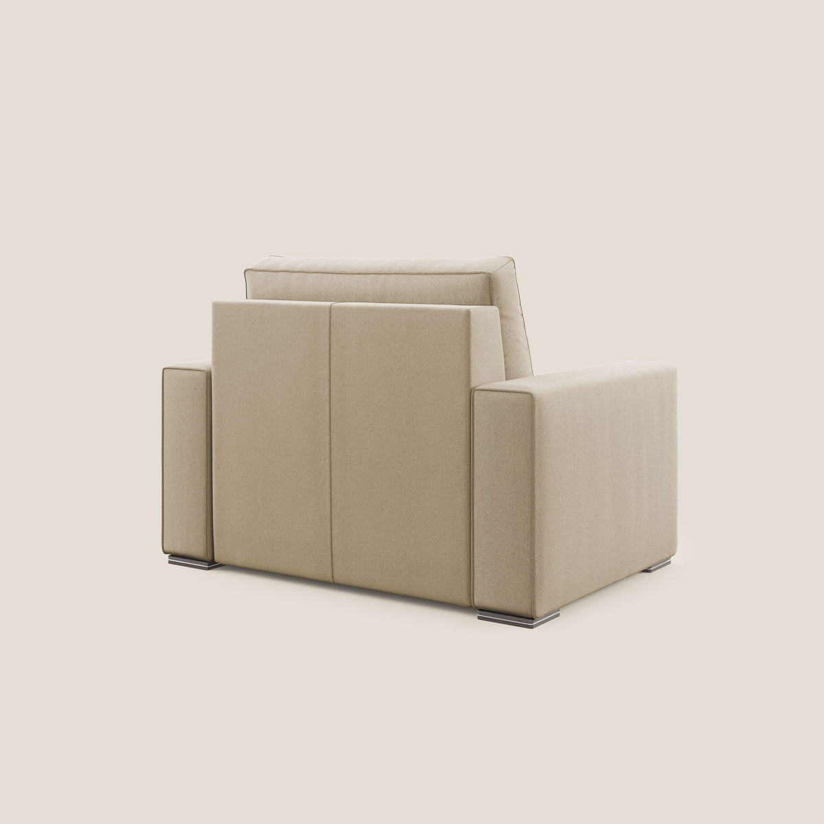 Dream poltrona letto in tessuto smacchiabile T05 beige - divitt.sbs
