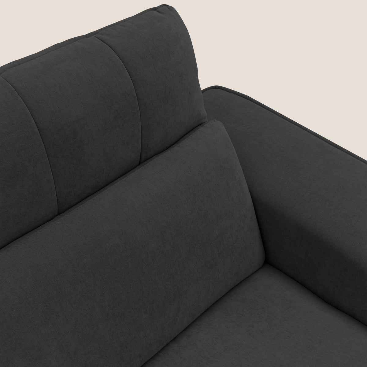 Clark Divano modulare con opzione relax elettrico in tessuto smacchiabile impermeabile T17 nero - divitt.sbs