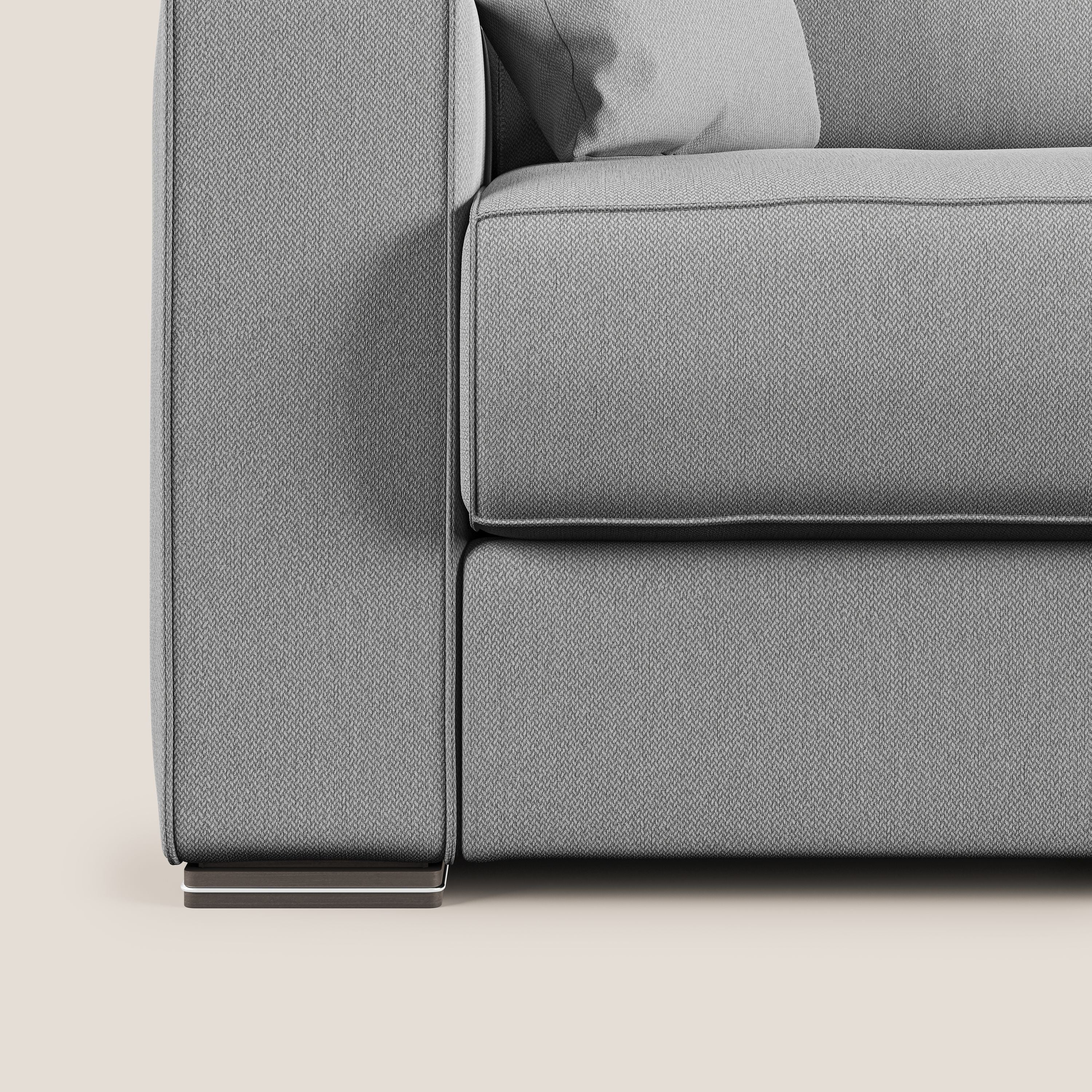 Dream Divano letto moderno dai morbidi cuscini in tessuto smacchiabile T05 grigio - divitt.sbs