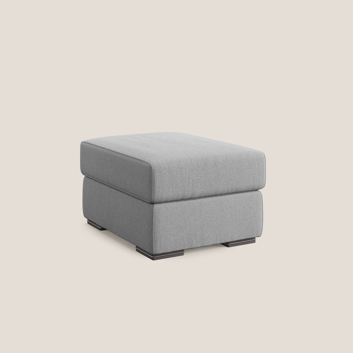 Sun pouf apribile contenitore in tessuto smacchiabile ad acqua T05 grigio - divitt.sbs
