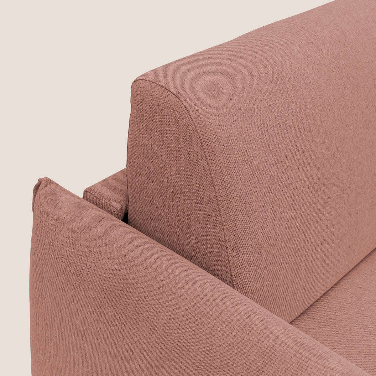 Scarlet divano letto in tessuto misto cotone impermeabile T19 salmone - divitt.sbs