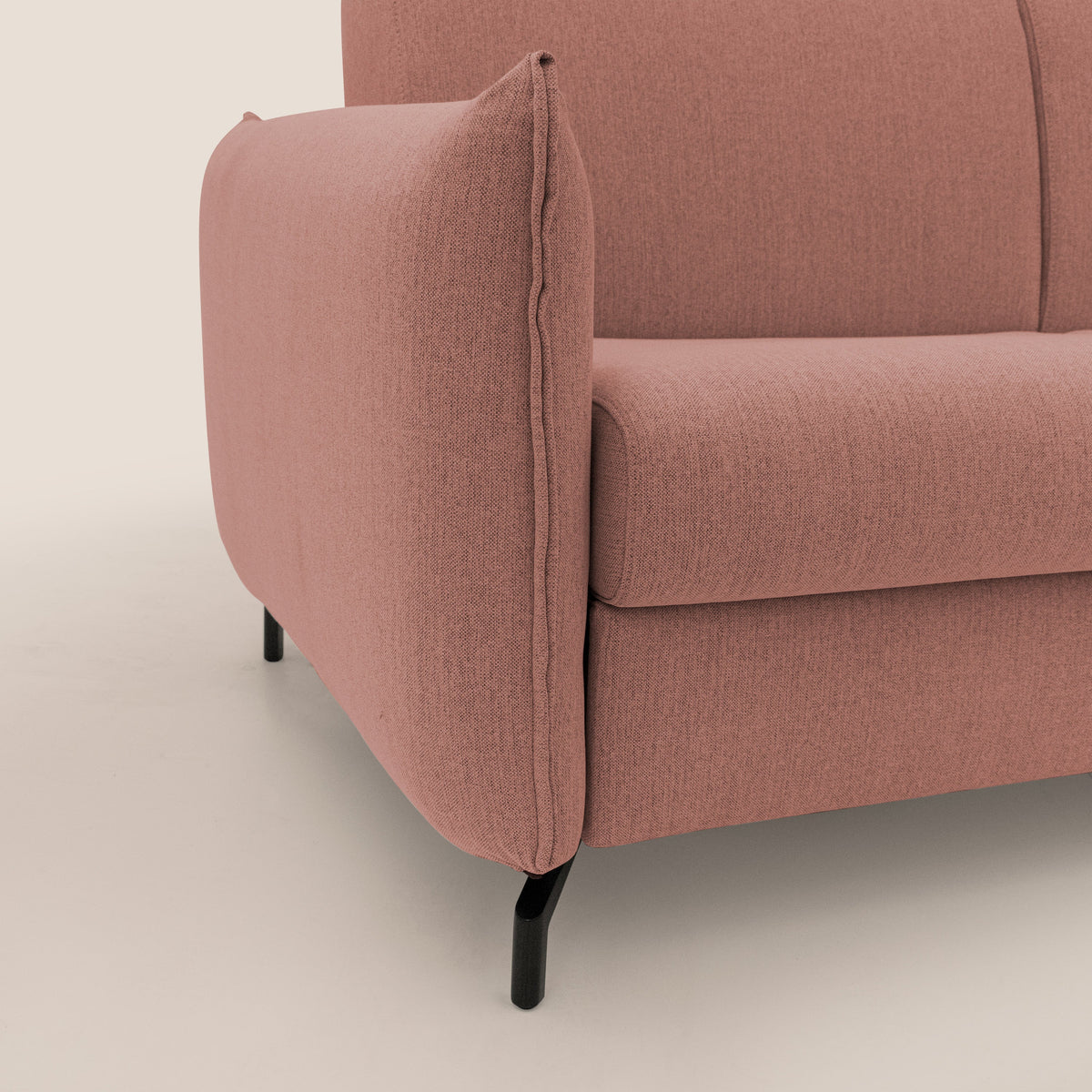 Scarlet divano letto in tessuto misto cotone impermeabile T19 salmone - divitt.sbs