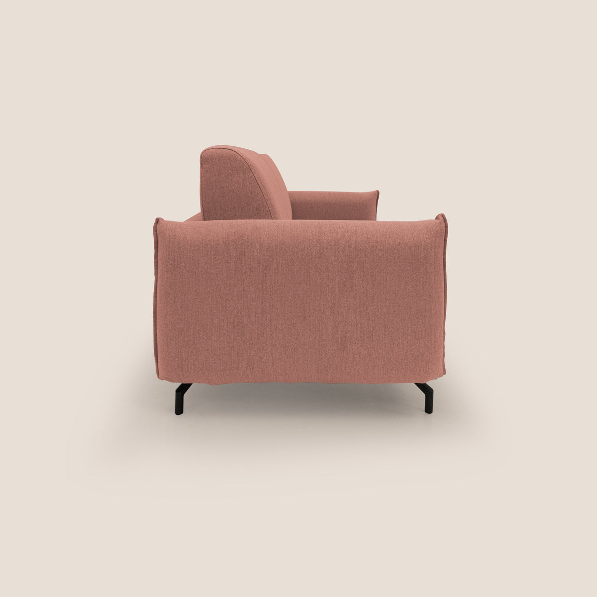 Scarlet divano letto in tessuto misto cotone impermeabile T19 salmone - divitt.sbs