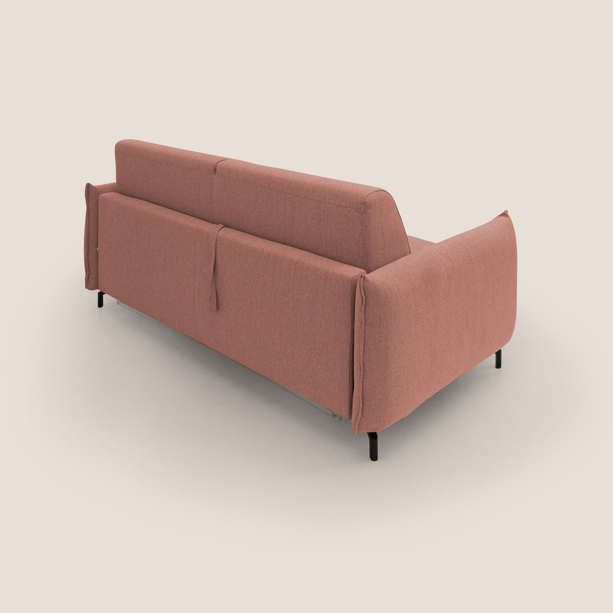 Scarlet divano letto in tessuto misto cotone impermeabile T19 salmone - divitt.sbs