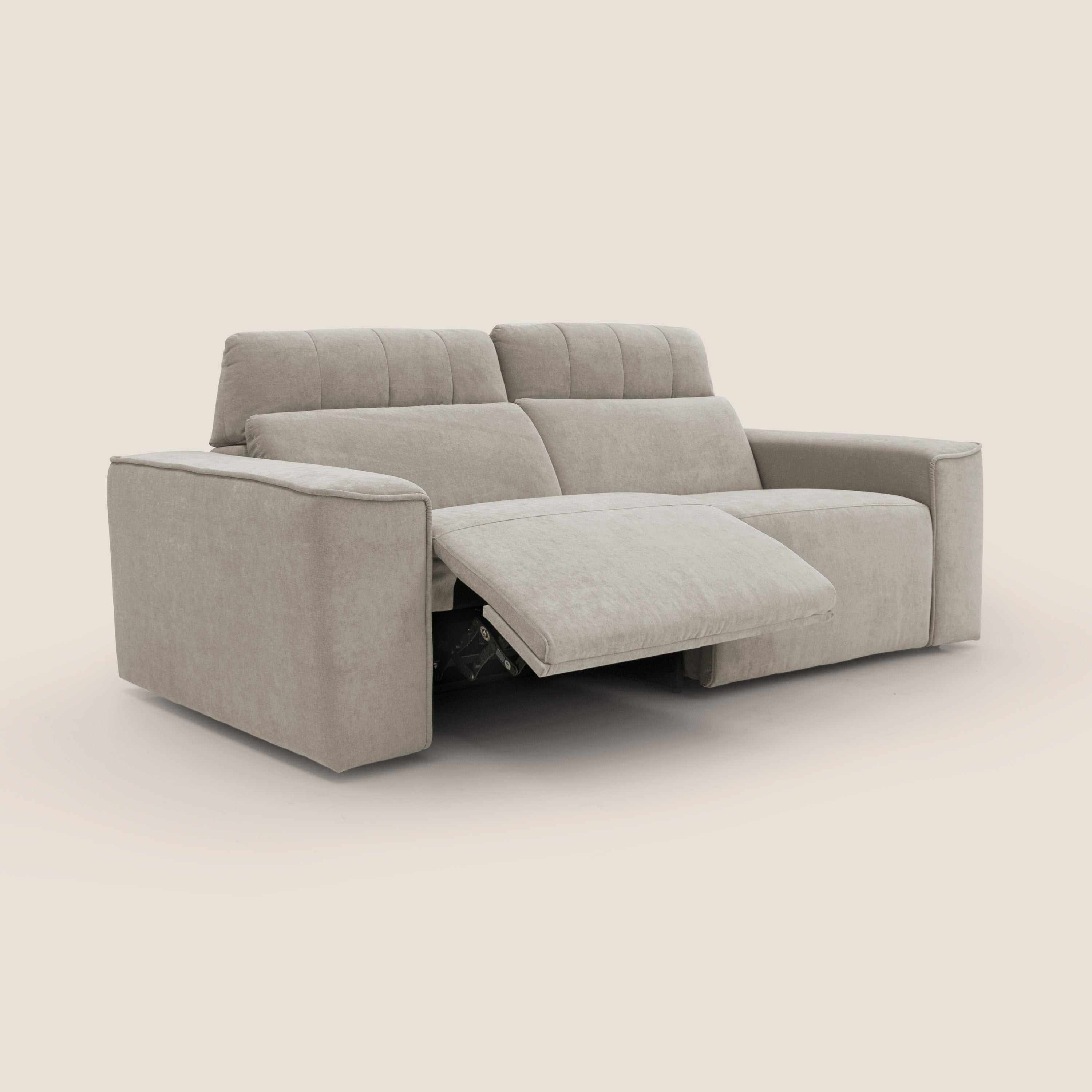 Clark Divano modulare con opzione relax elettrico in tessuto smacchiabile impermeabile T17 - divitt.sbs