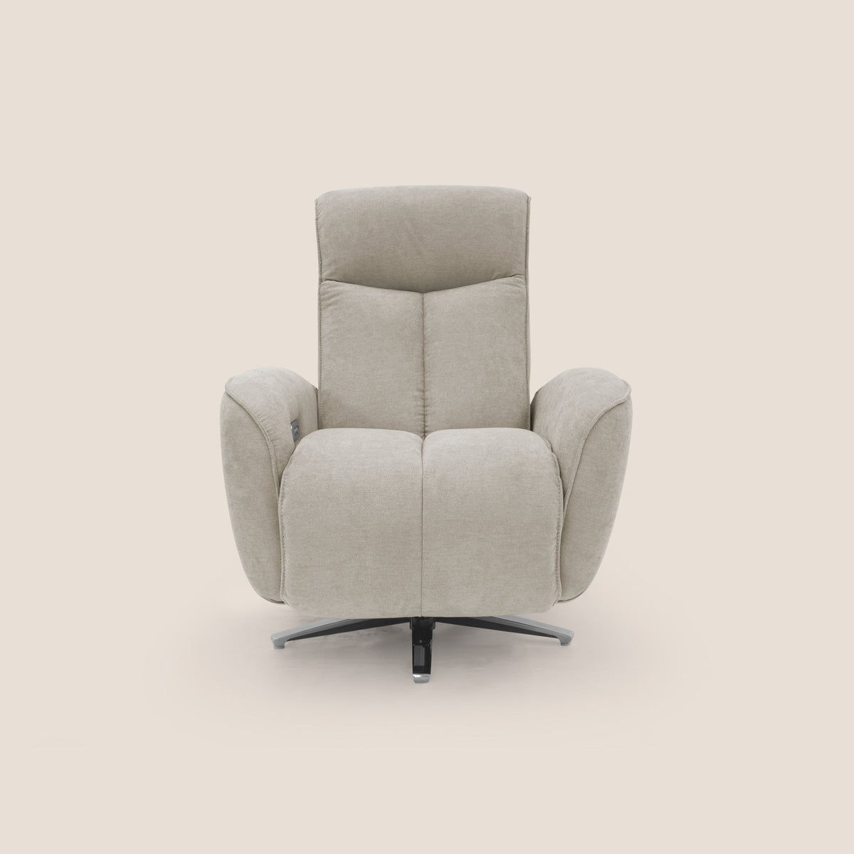 EVA Poltroncina RELAX in morbido tessuto impermeabile T02 panna - divitt.sbs