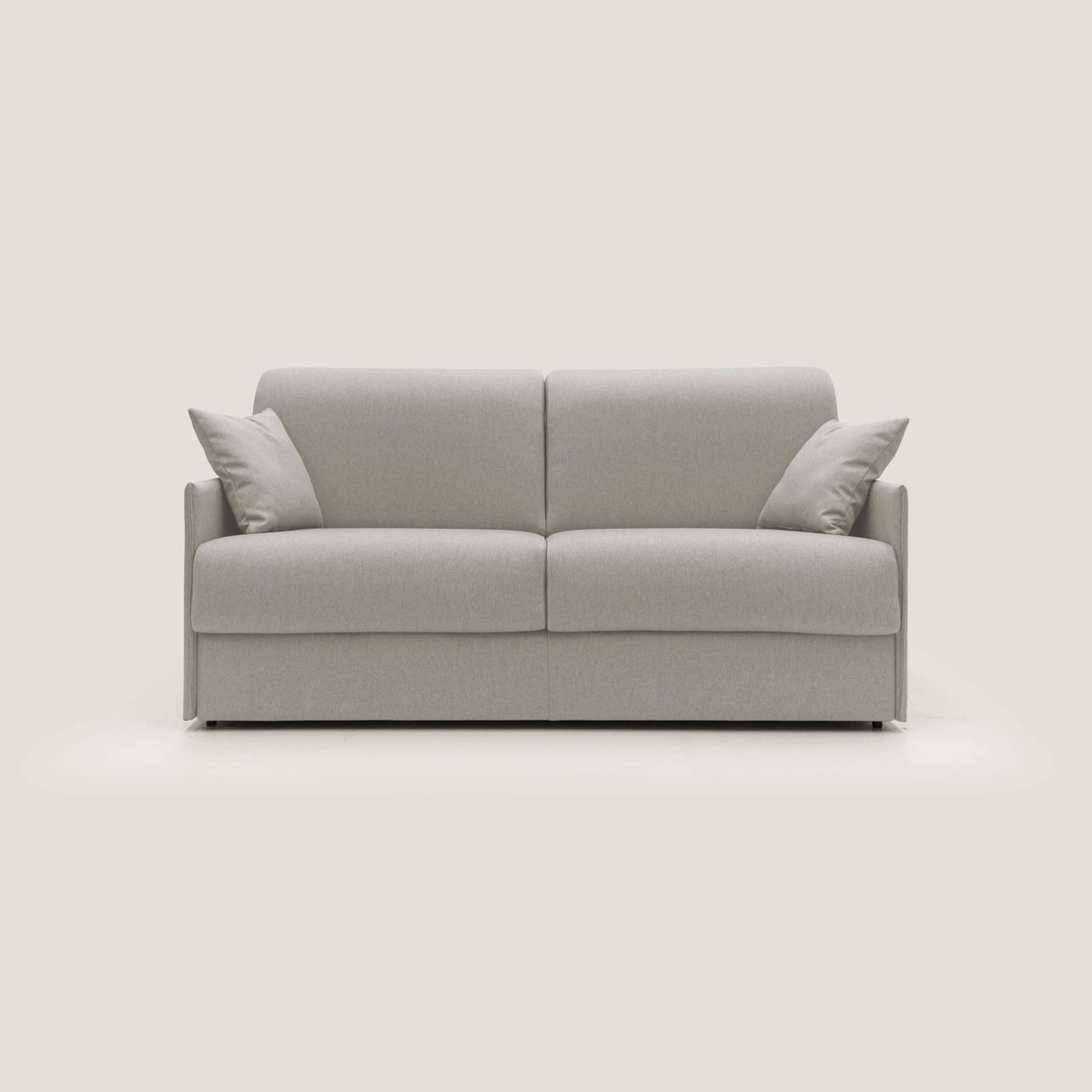 Evans Divano letto matrimoniale in tessuto impermeabile T13 panna - divitt.sbs