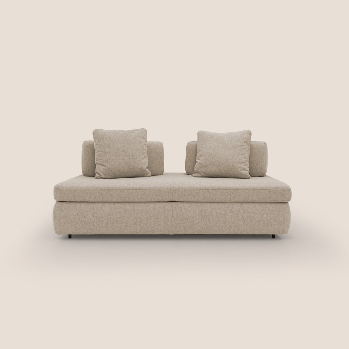Gransasso Divano letto matrimoniale dal DESIGN innovativo in tessuto impermeabile T03 beige - divitt.sbs