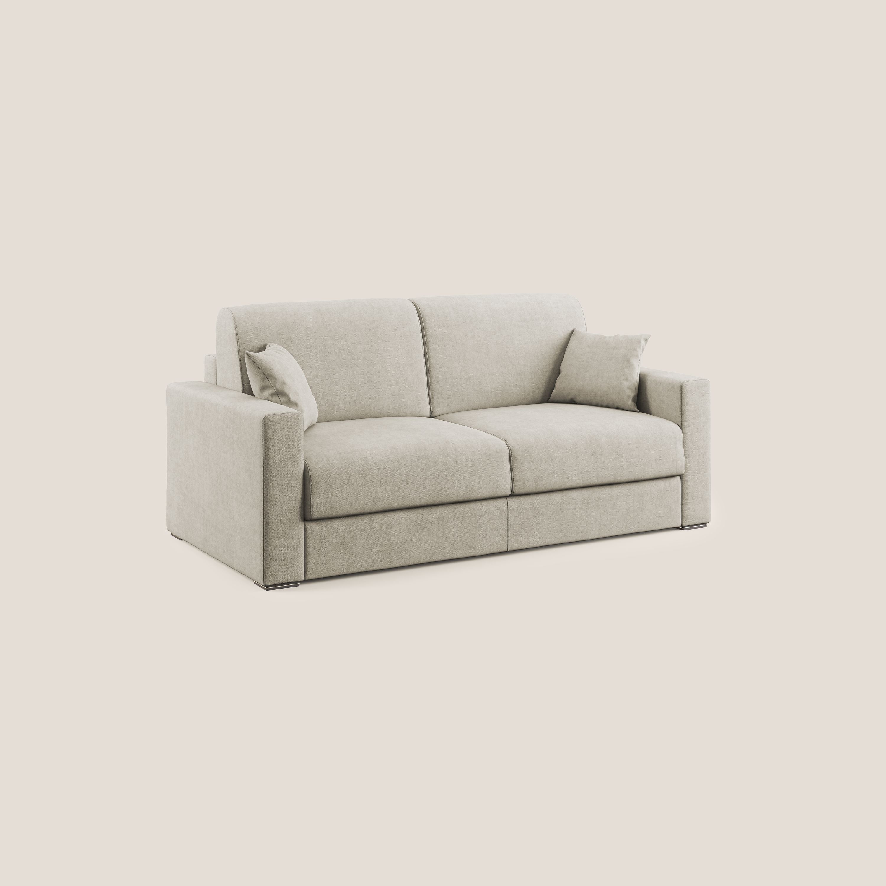 Best Divano letto matrimoniale in tessuto impermeabile T02 panna - divitt.sbs