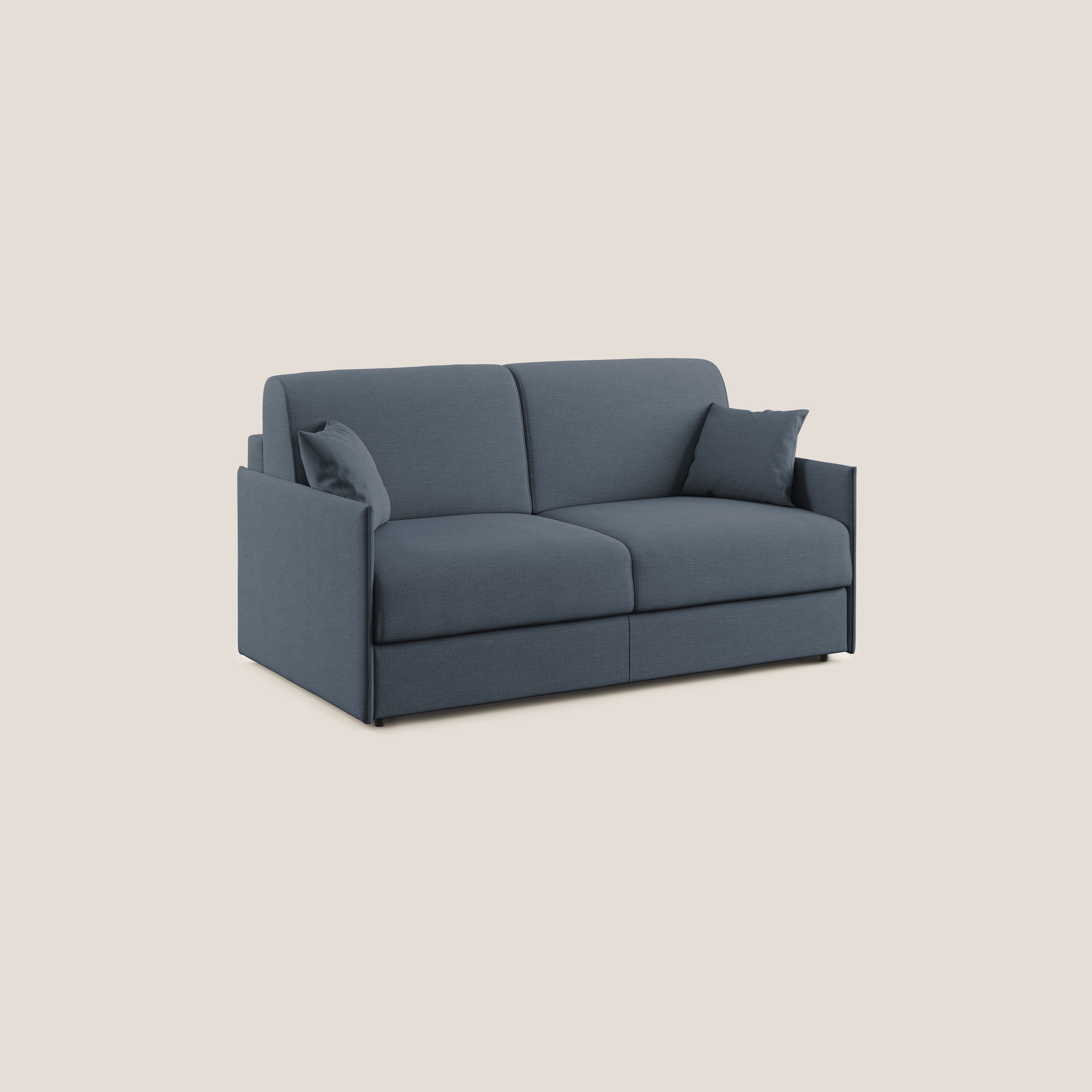 Evans Divano letto in tessuto Ecosostenibile blu - divitt.sbs