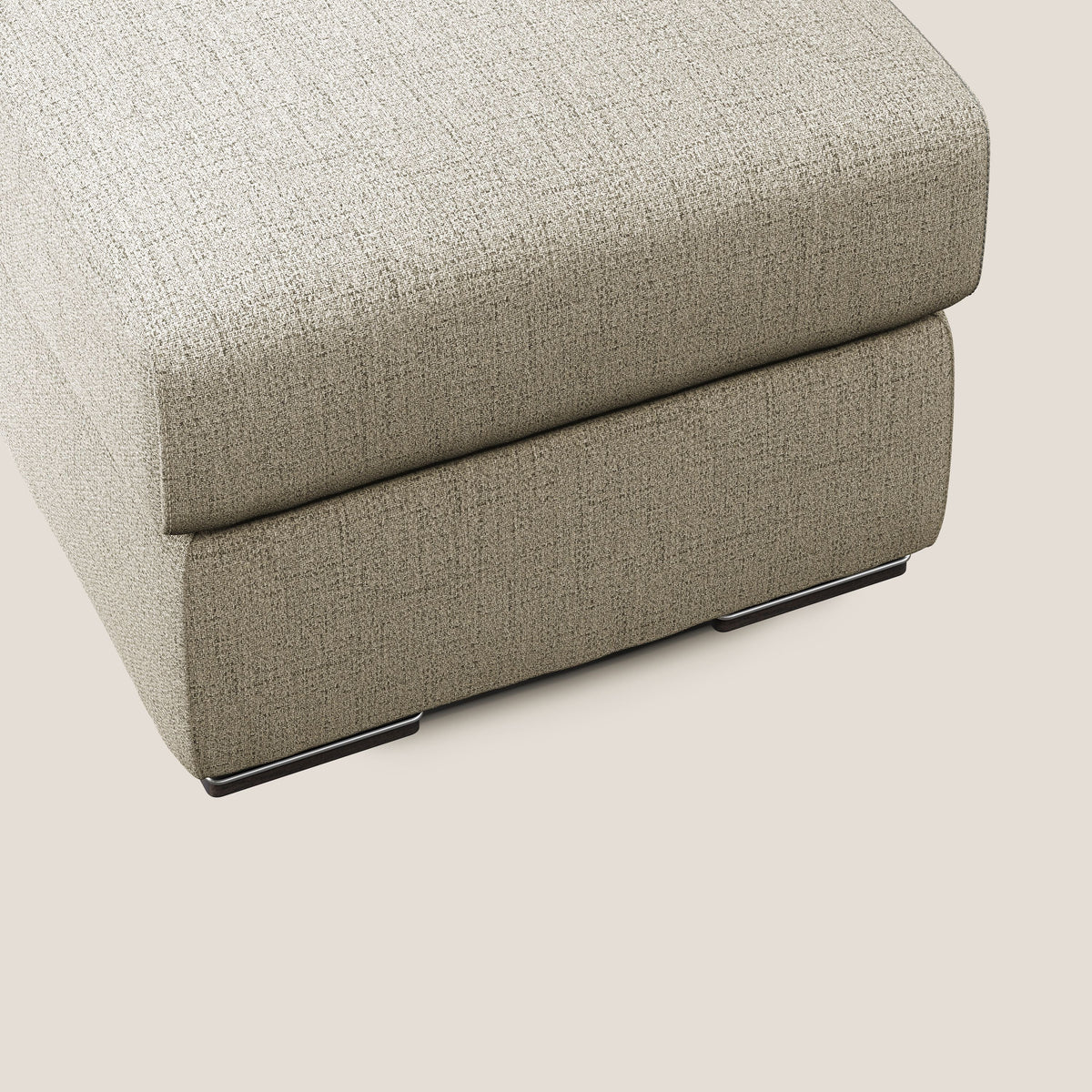 Sun pouf apribile contenitore in tessuto impermeabile fiammato T03 beige - divitt.sbs