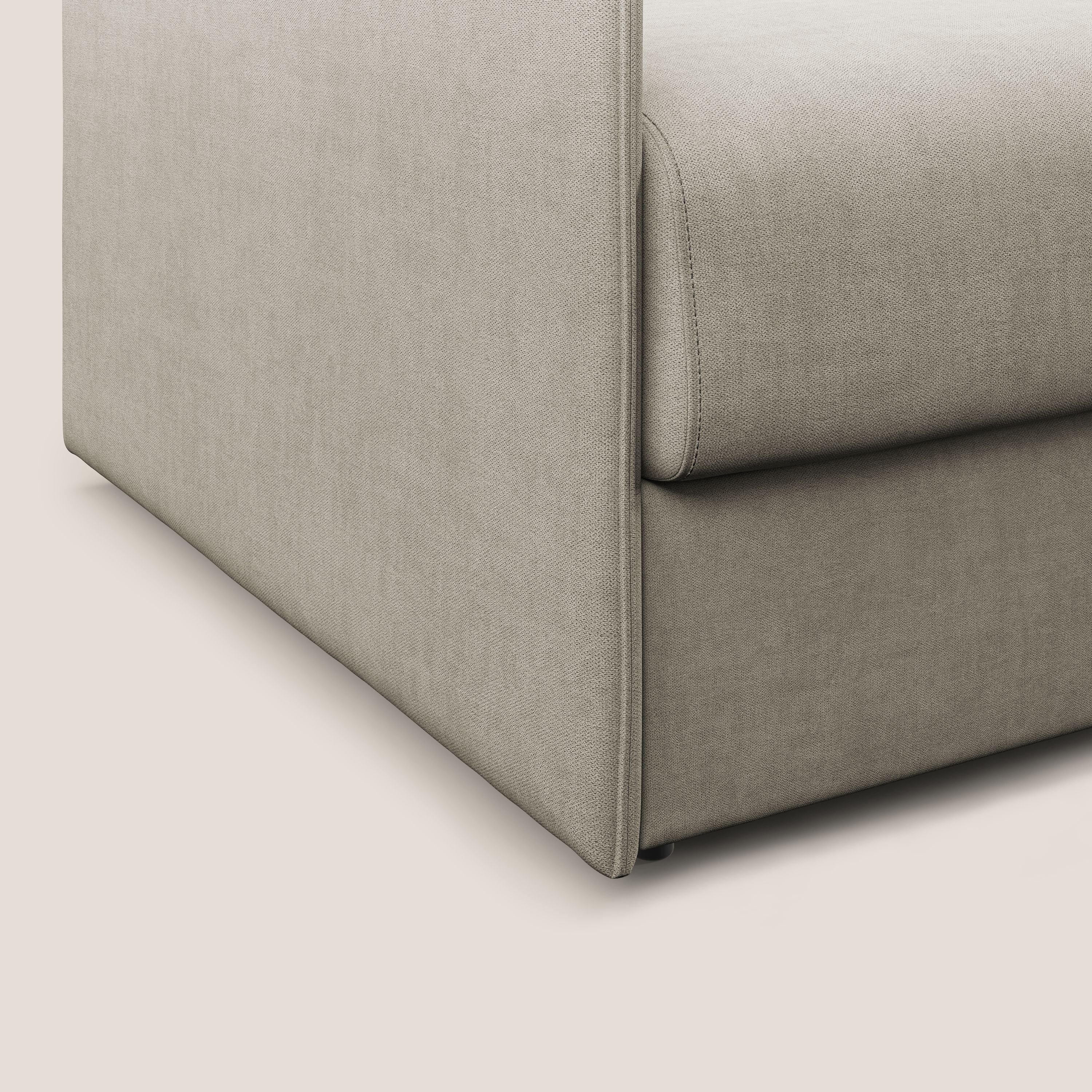 Evans poltrona letto in morbido tessuto impermeabile T02 panna - divitt.sbs