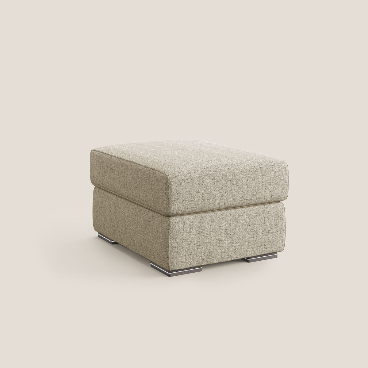 Sun pouf apribile contenitore in tessuto impermeabile fiammato T03 beige - divitt.sbs