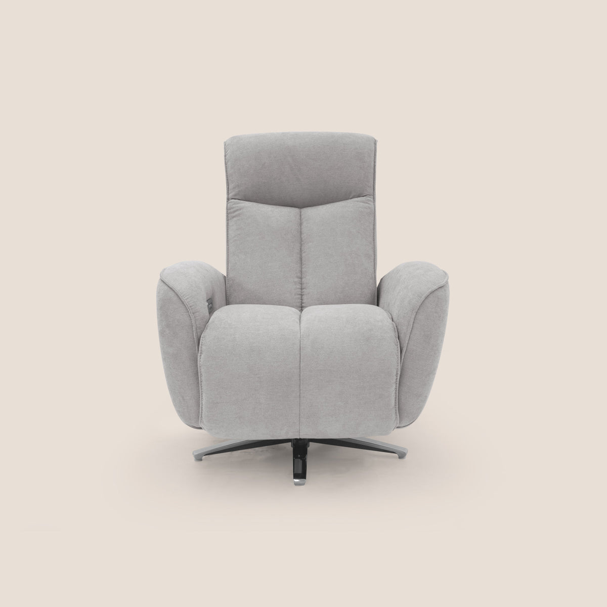EVA Poltroncina RELAX in morbido tessuto impermeabile T02 grigio chiaro - divitt.sbs