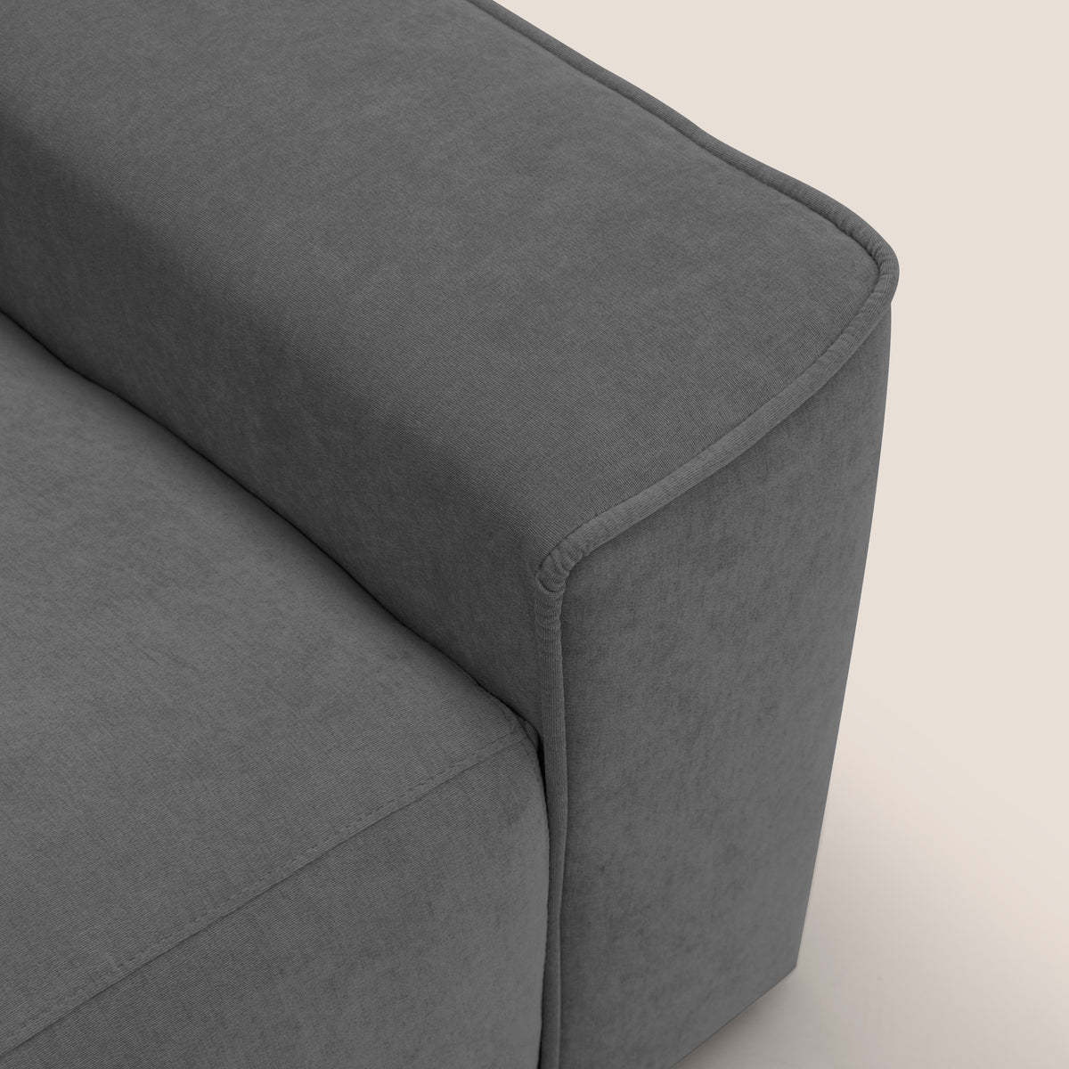 Clark Divano angolare con opzione relax elettrico in tessuto smacchiabile impermeabile T17 antracite - divitt.sbs