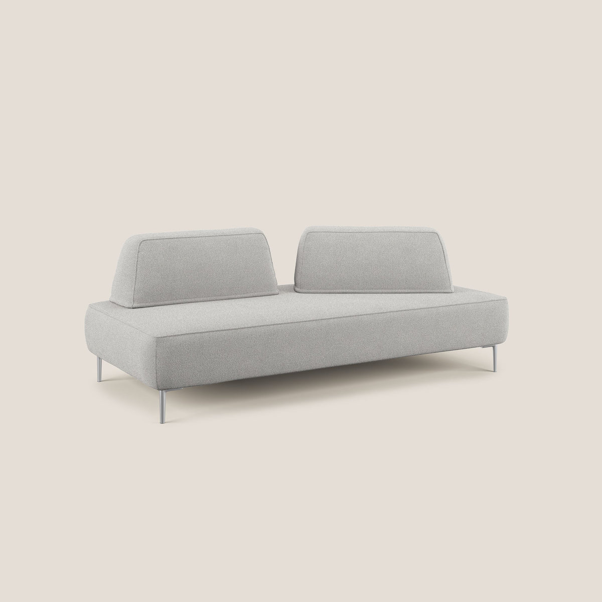 Newton divano modulare con schienali movibili T07 grigio - divitt.sbs