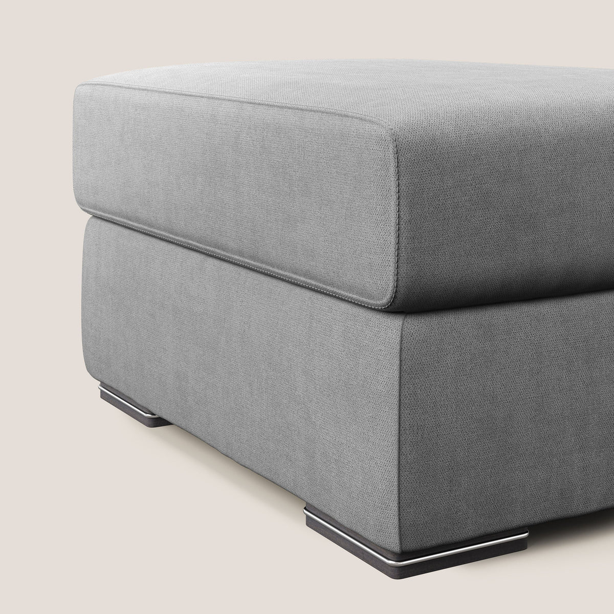 Sun pouf apribile contenitore in tessuto impermeabile T02 grigio chiaro - divitt.sbs