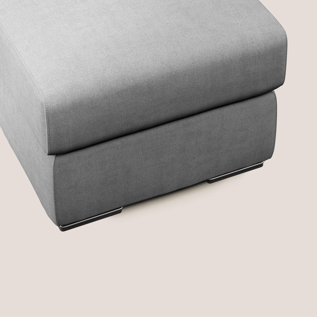 Sun pouf apribile contenitore in tessuto impermeabile T02 grigio chiaro - divitt.sbs