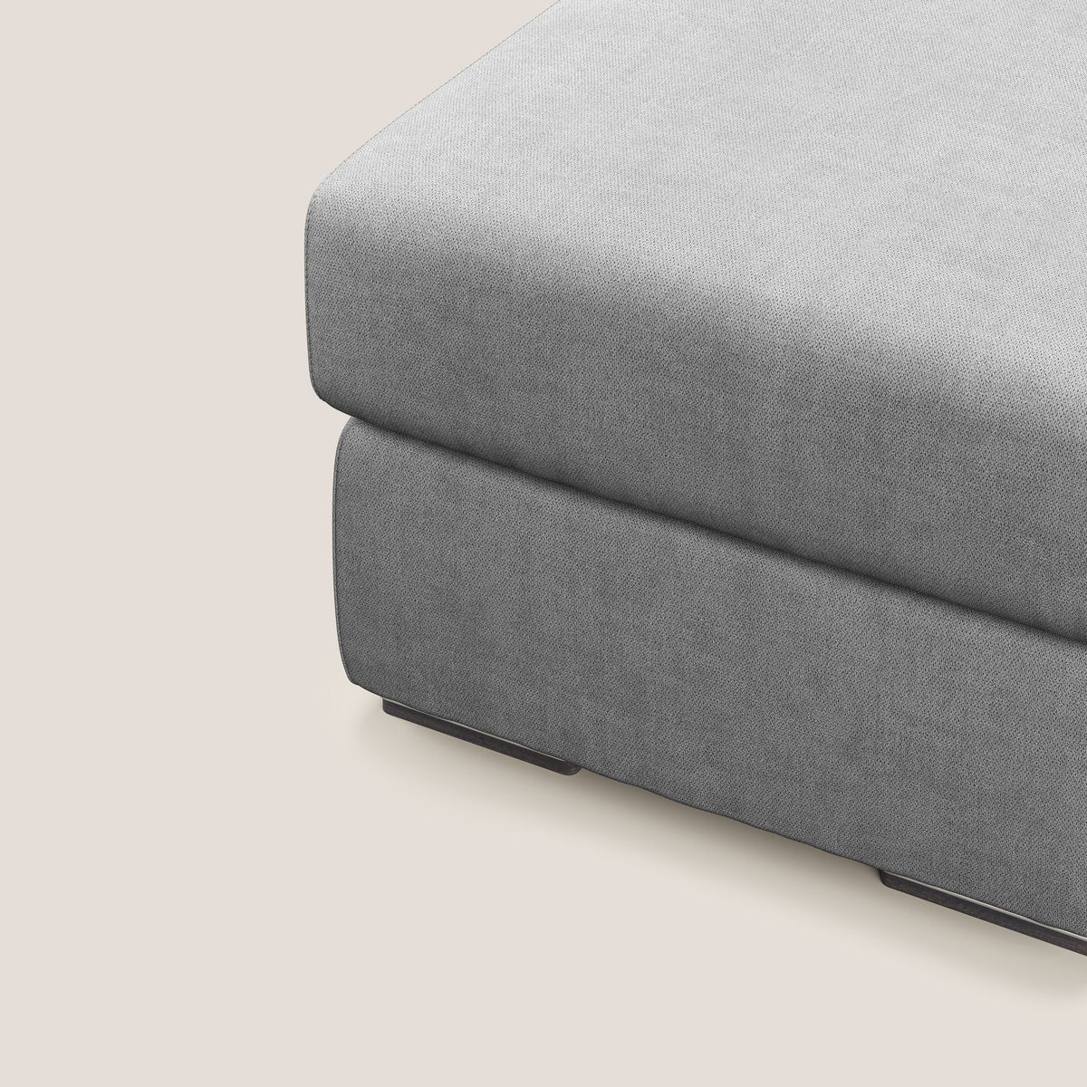 Sun pouf apribile contenitore in tessuto impermeabile T02 grigio chiaro - divitt.sbs