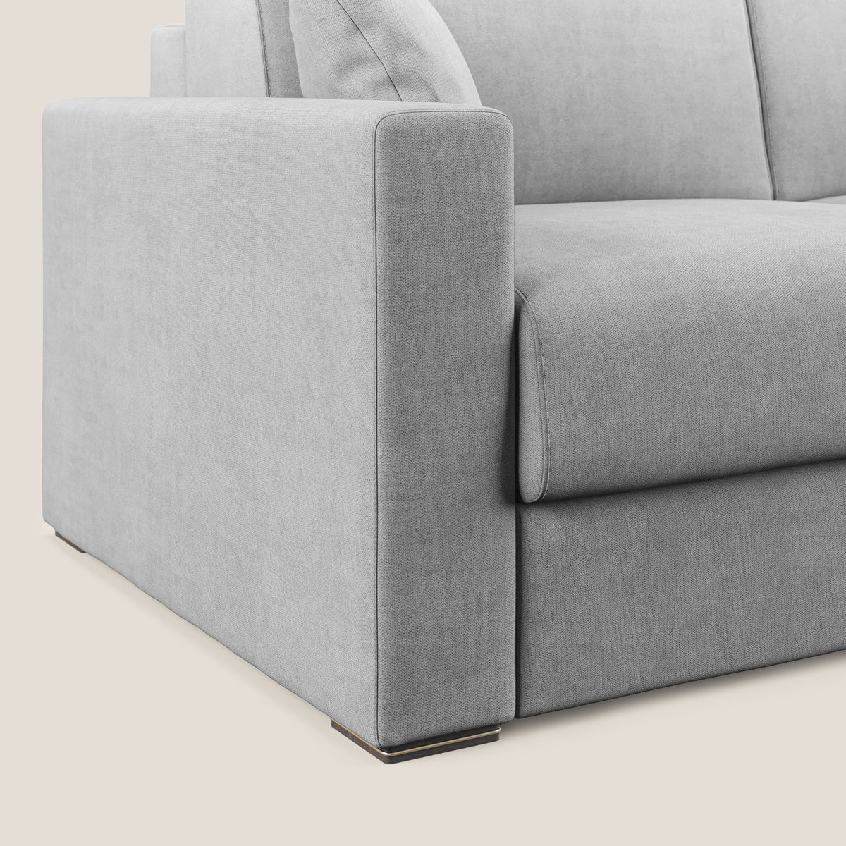 Best Divano letto matrimoniale in tessuto impermeabile T02 grigio chiaro - divitt.sbs