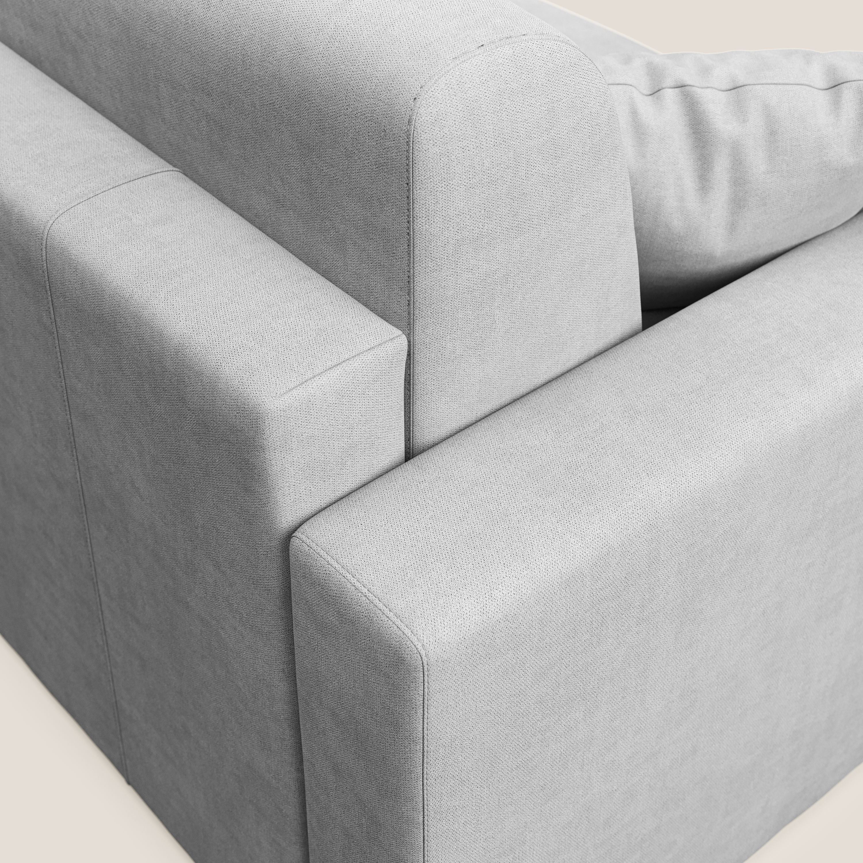 Best Divano letto angolare in tessuto impermeabile T02 grigio chiaro - divitt.sbs