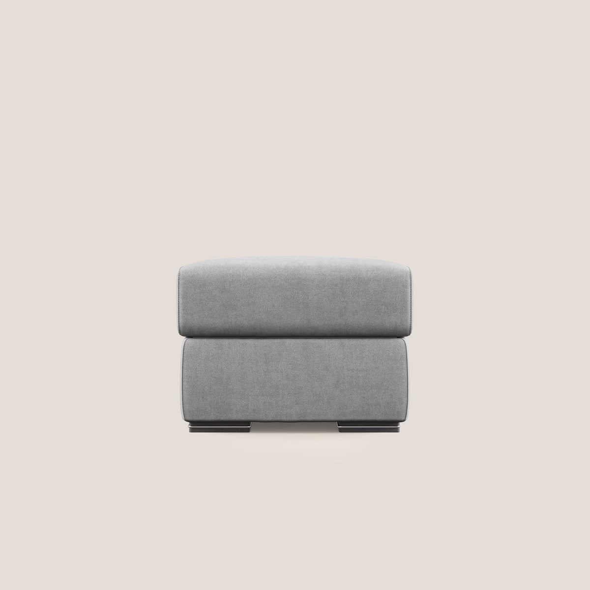 Sun pouf apribile contenitore in tessuto impermeabile T02 grigio chiaro - divitt.sbs