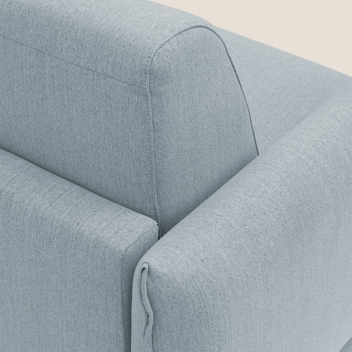 Scarlet divano letto in tessuto misto cotone impermeabile T19 carta da zucchero - divitt.sbs