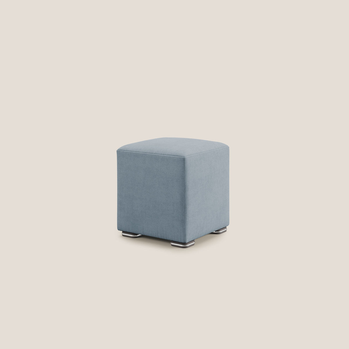 Cube pouf in tessuto morbido impermeabile T02 carta da zucchero - divitt.sbs