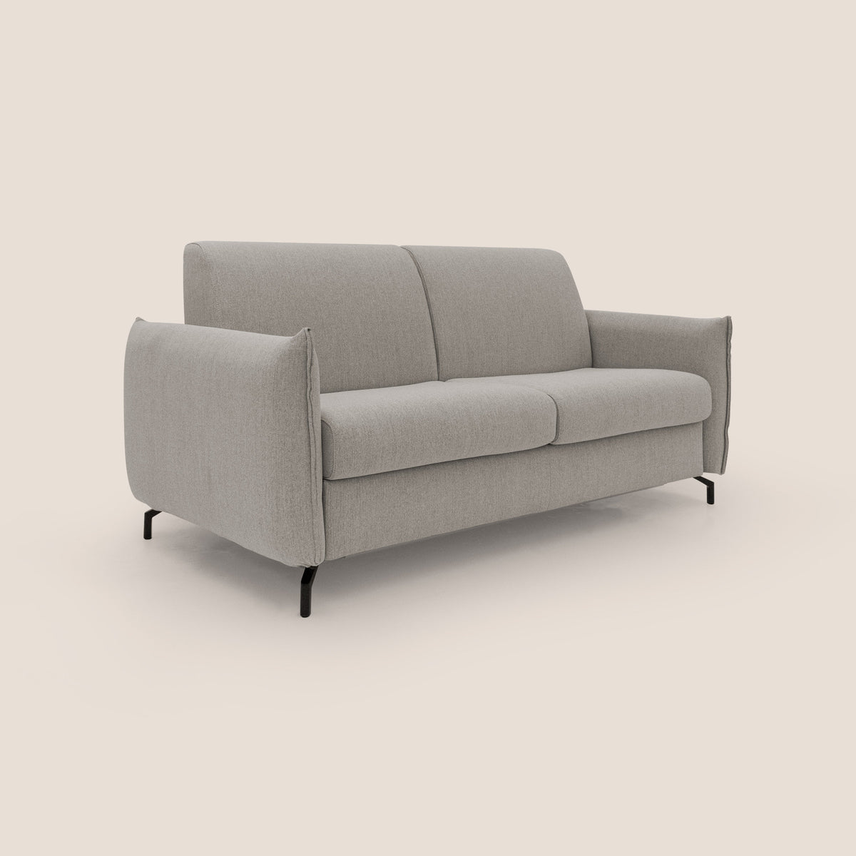 Scarlet divano letto in tessuto misto cotone impermeabile T19 beige - divitt.sbs