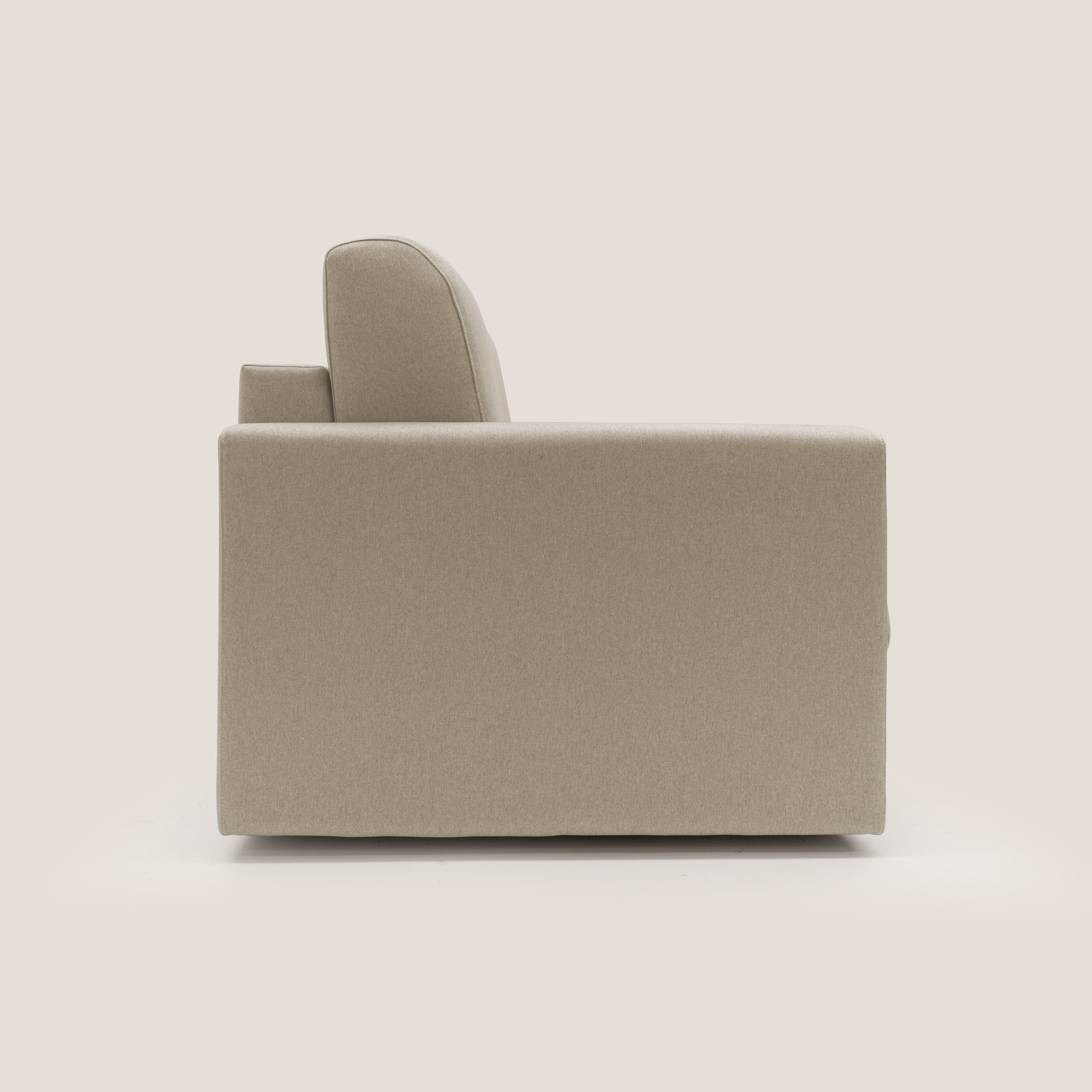 Chris Divano letto matrimoniale in tessuto impermeabile T13 beige - divitt.sbs