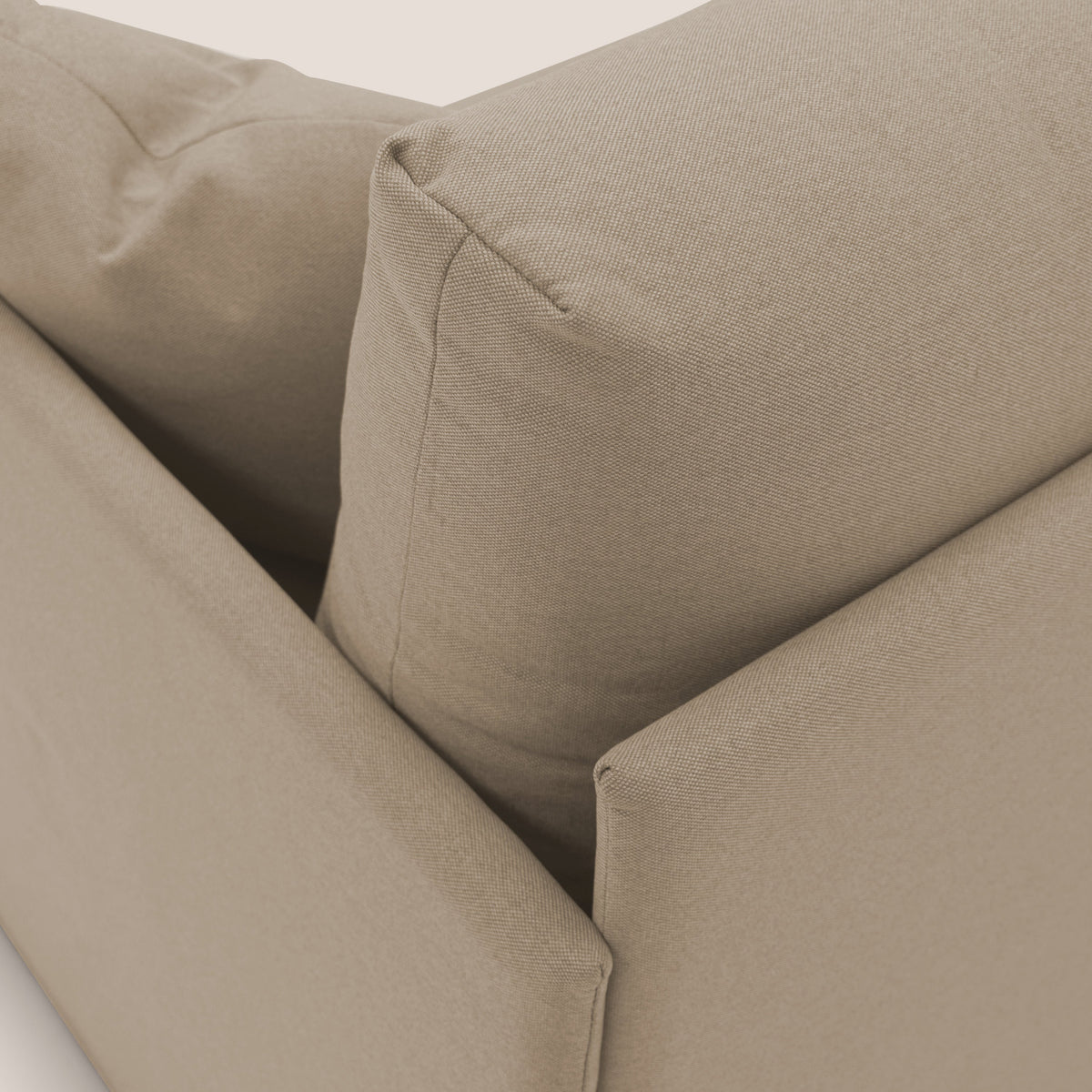 Brera Divano duplex con doppio letto in tessuto simil cotone impermeabile T13 beige - divitt.sbs