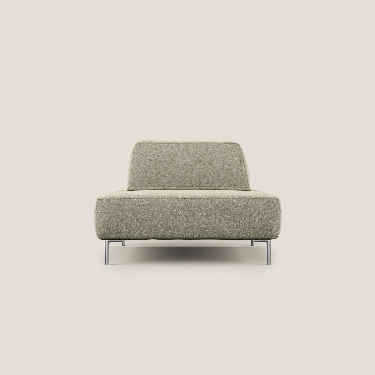 Newton poltrona modulare con schienali movibili T07 beige - divitt.sbs