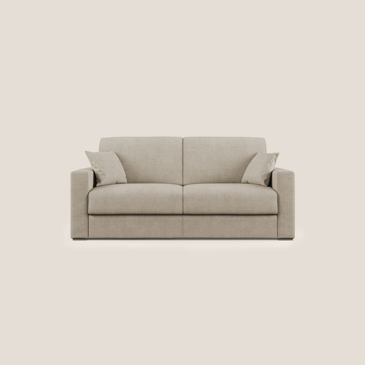 Best Divano letto matrimoniale in tessuto impermeabile T02 beige - divitt.sbs