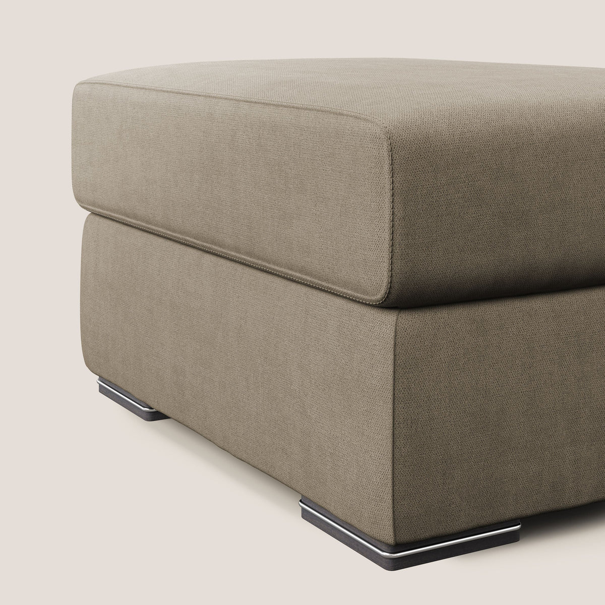 Sun pouf apribile contenitore in tessuto impermeabile T02 beige - divitt.sbs